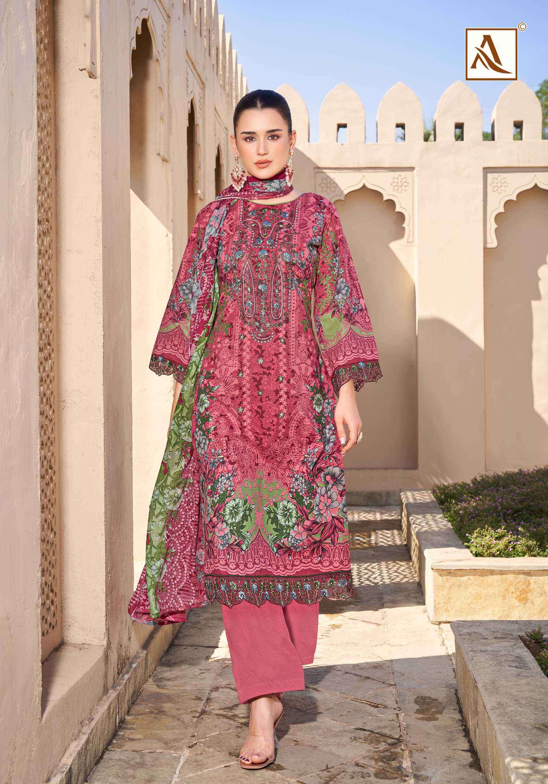 qurbat vol 17 by alok suits colors latest stylish pakistani wear unstitched salwar kameez online surat