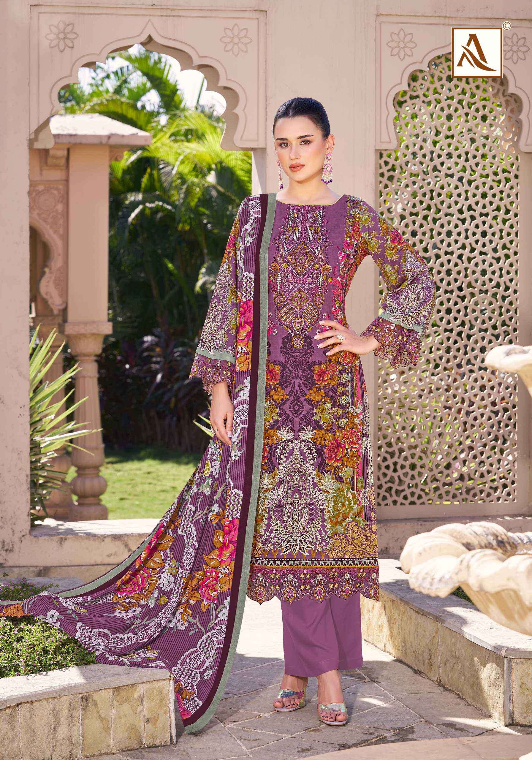 qurbat vol 17 by alok suits colors latest stylish pakistani wear unstitched salwar kameez online surat