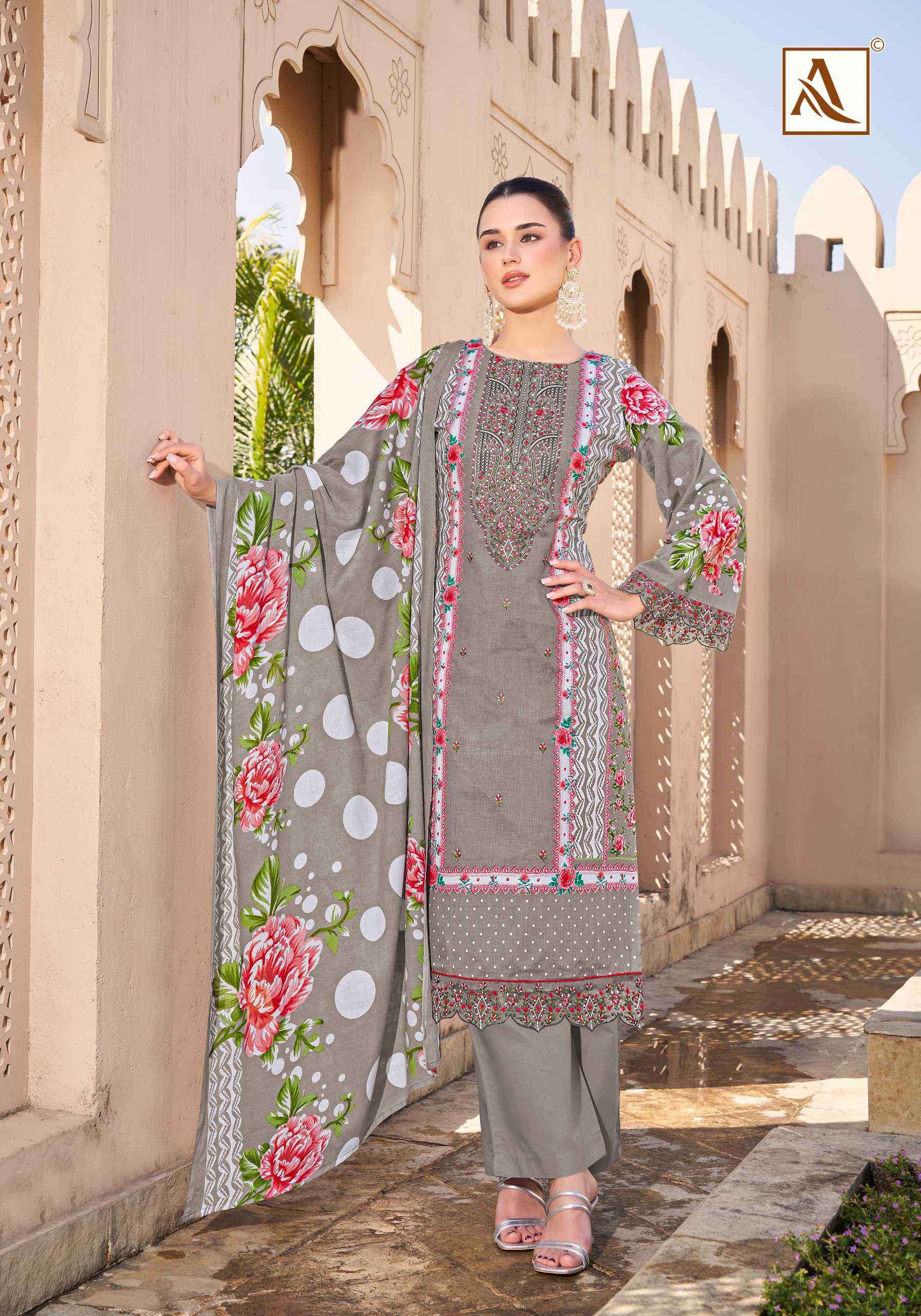 qurbat vol 17 by alok suits colors latest stylish pakistani wear unstitched salwar kameez online surat