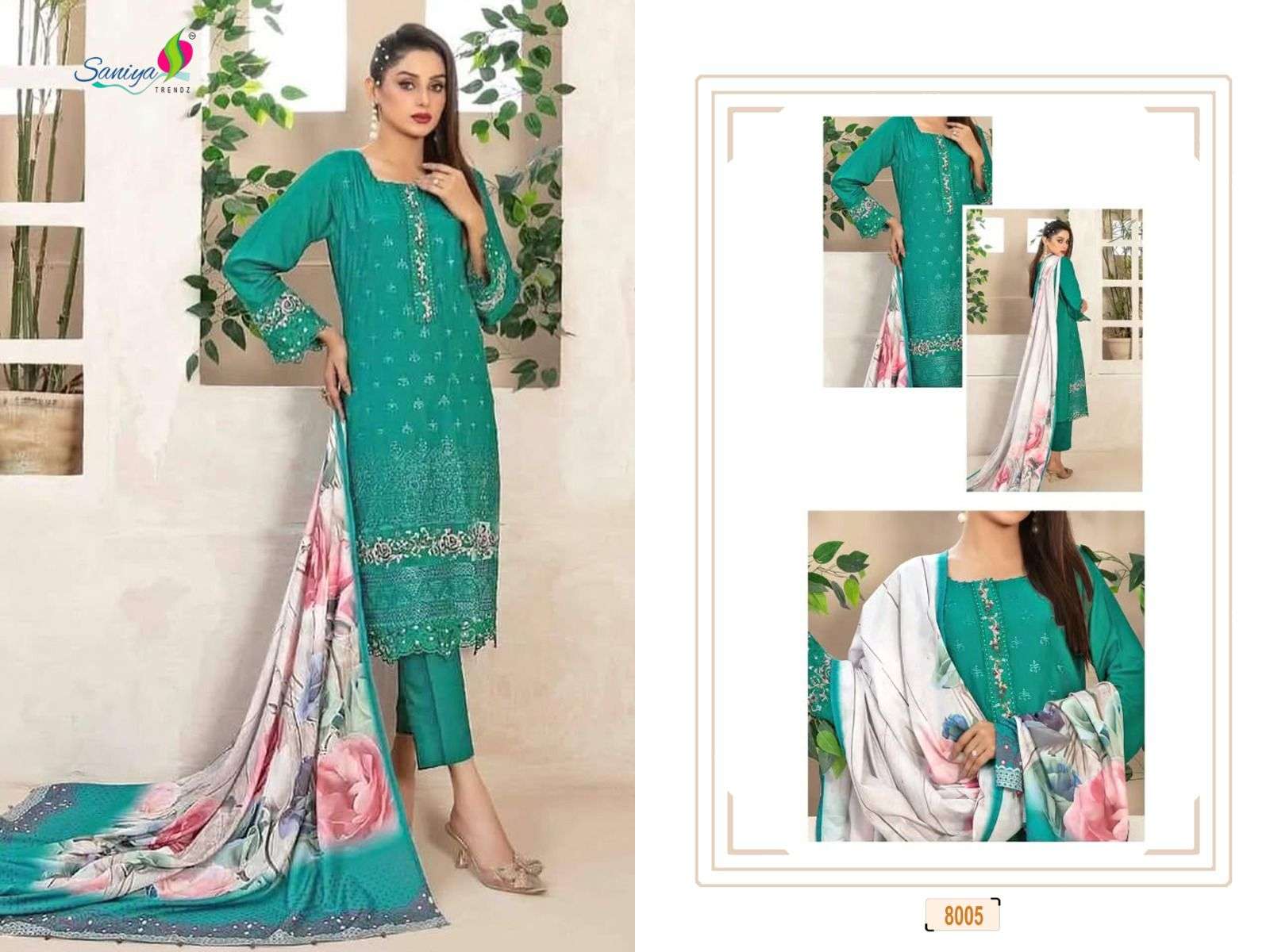  rangrasiya chikankari vol-8 by saniya colors designer cotton salwar kameez for summer wear buy online dealer surat