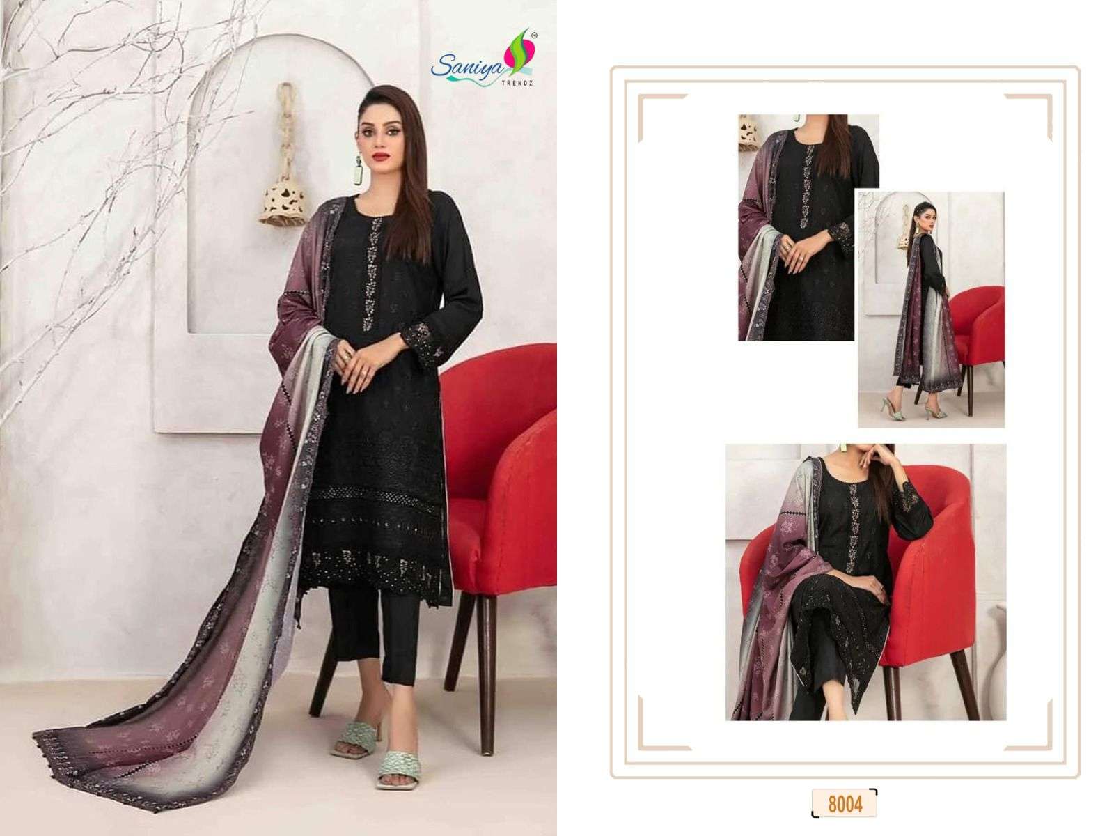  rangrasiya chikankari vol-8 by saniya colors designer cotton salwar kameez for summer wear buy online dealer surat