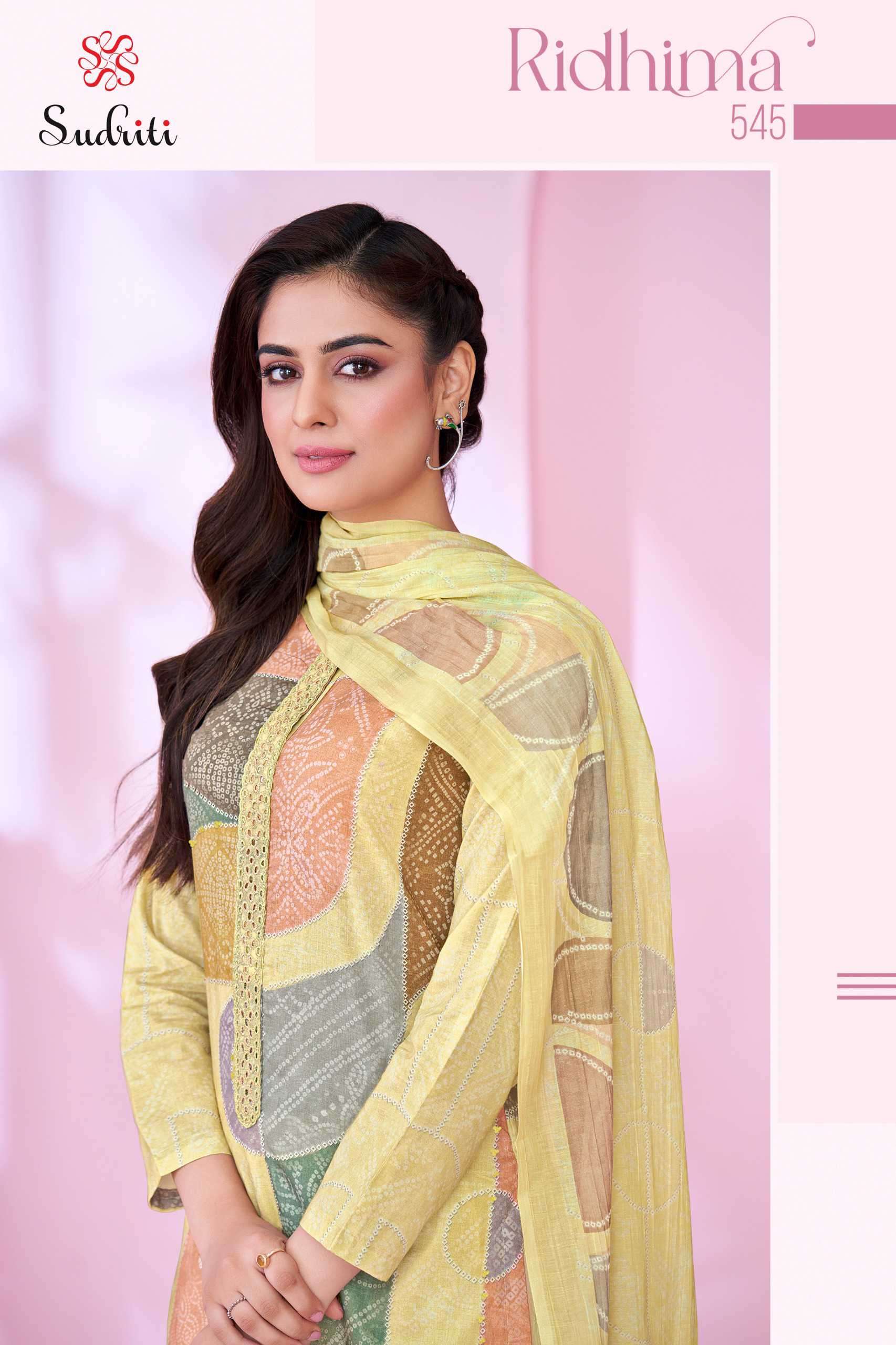 ridhima by sudriti colors exclusive latest designer embroidered cotton salwar suit supplier surat