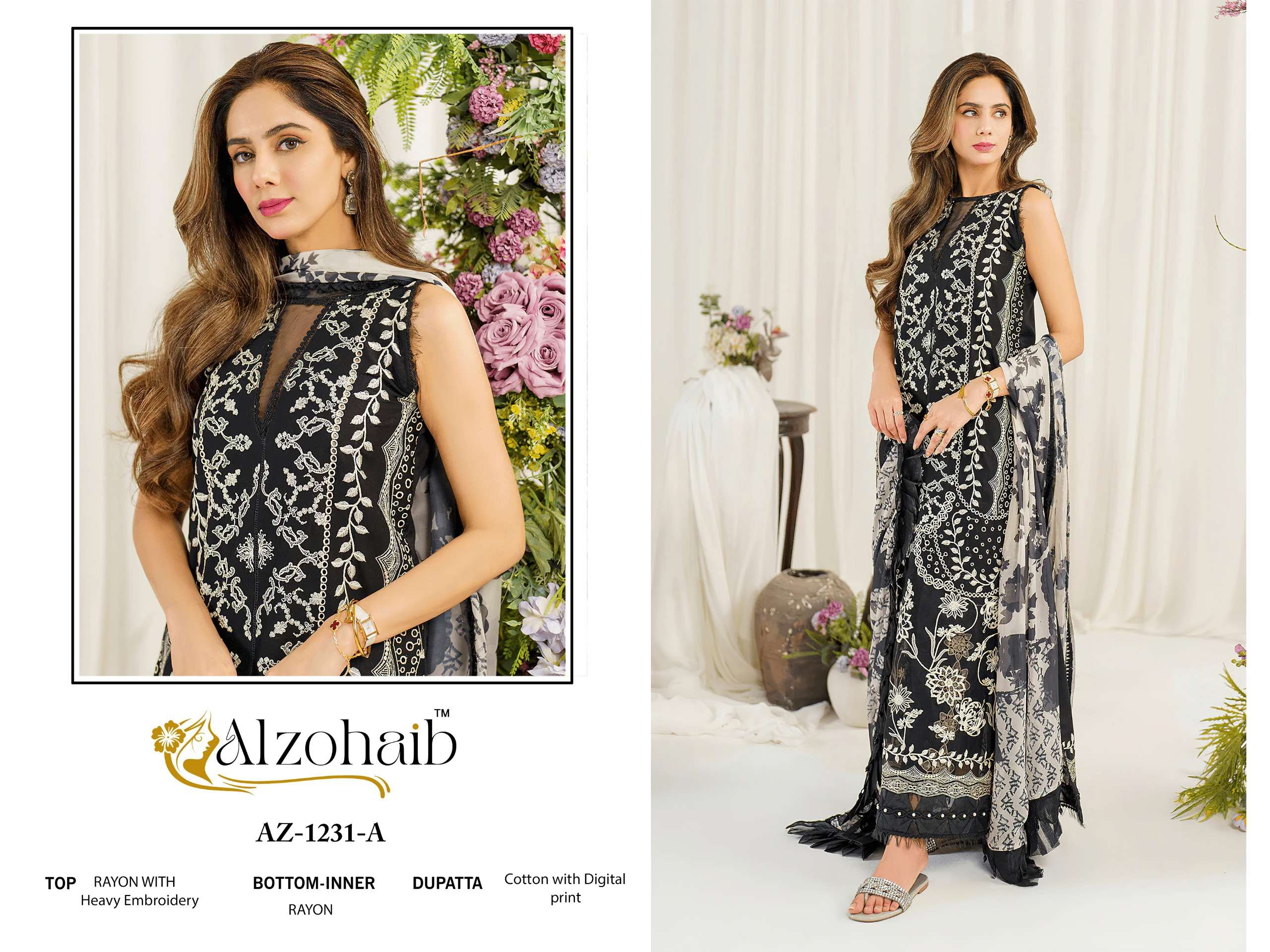 ruba by al zohaib colors  designer party wear salwar kameez online surat