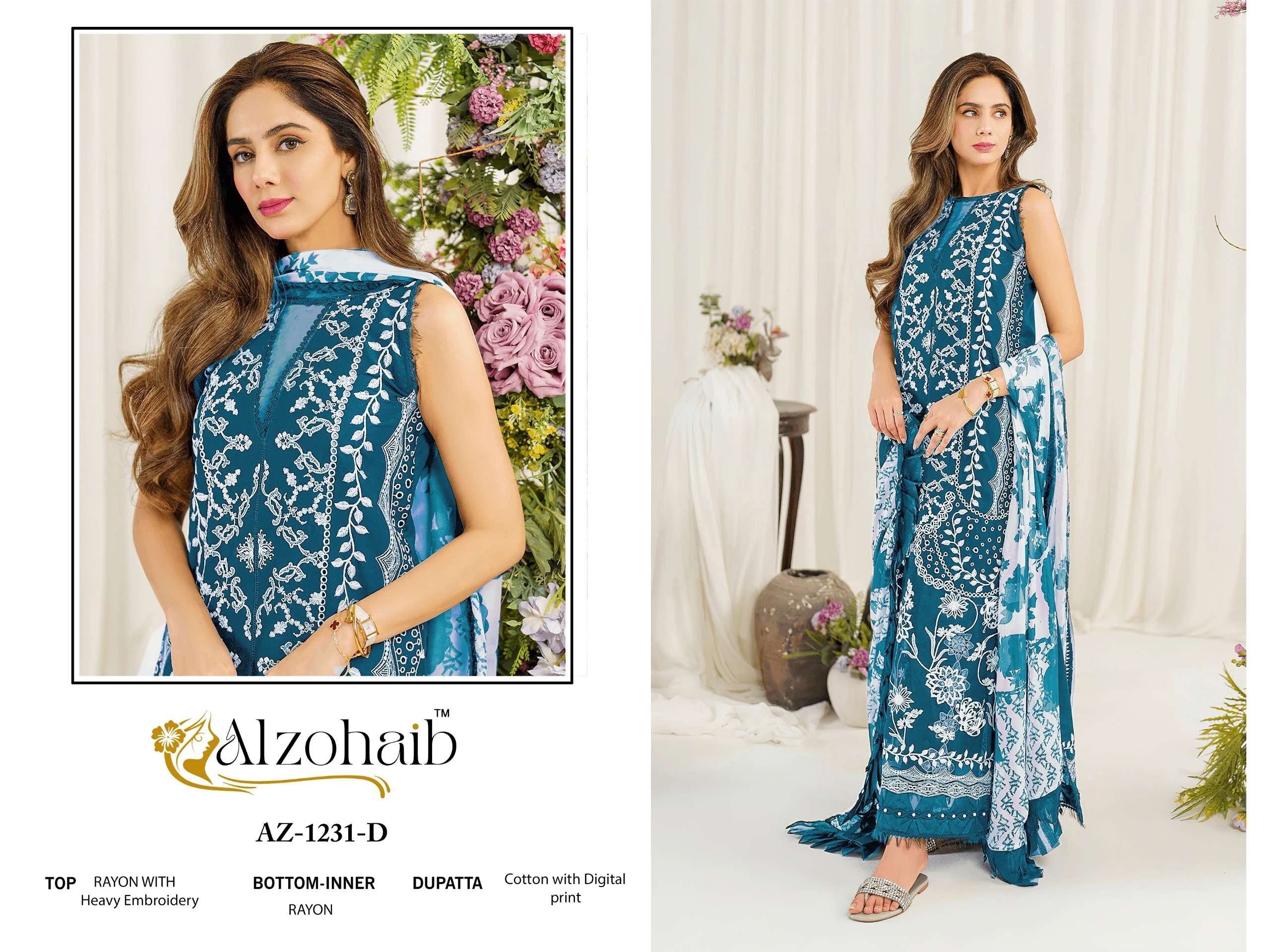 ruba by al zohaib colors  designer party wear salwar kameez online surat