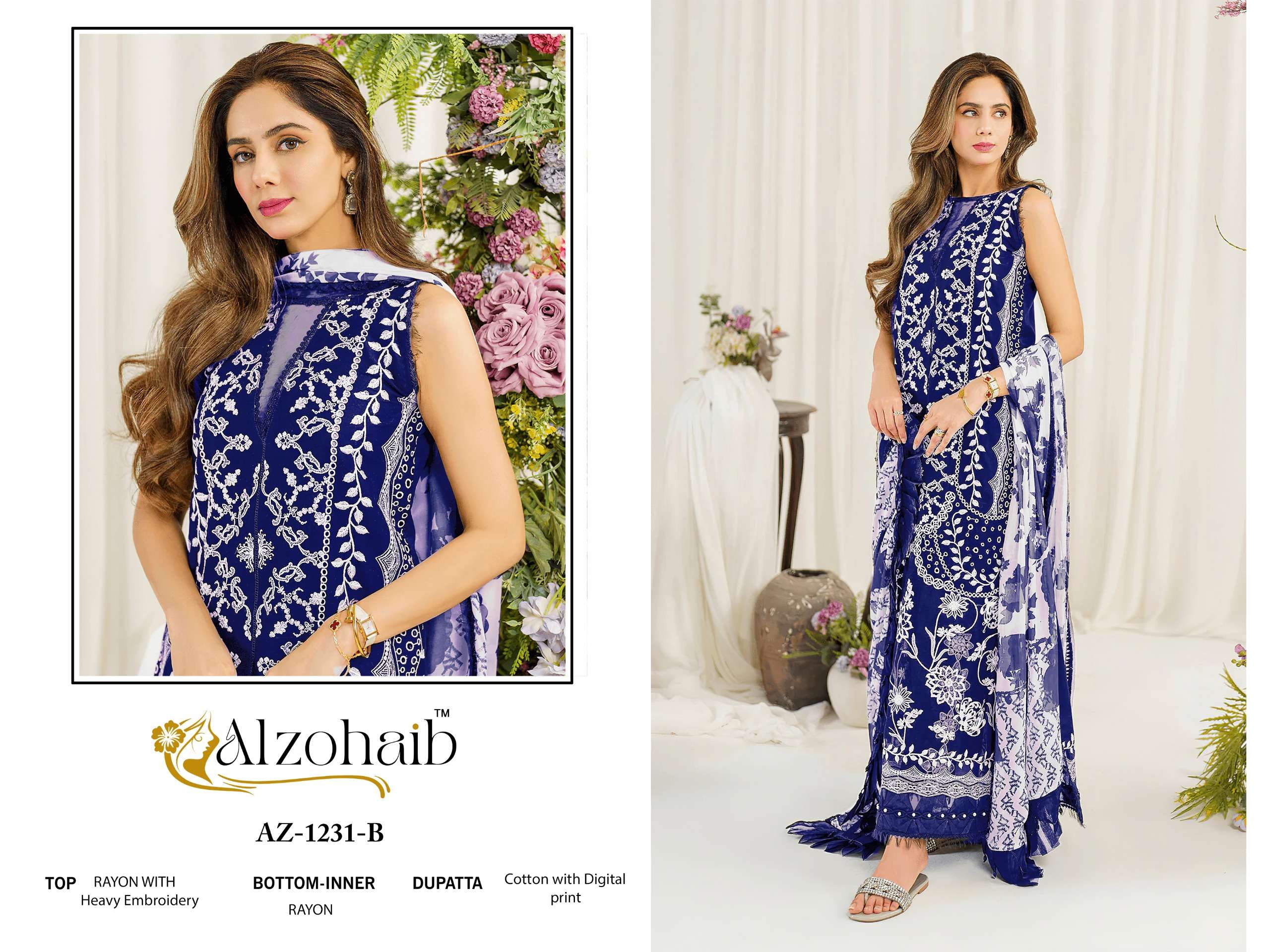 ruba by al zohaib colors  designer party wear salwar kameez online surat