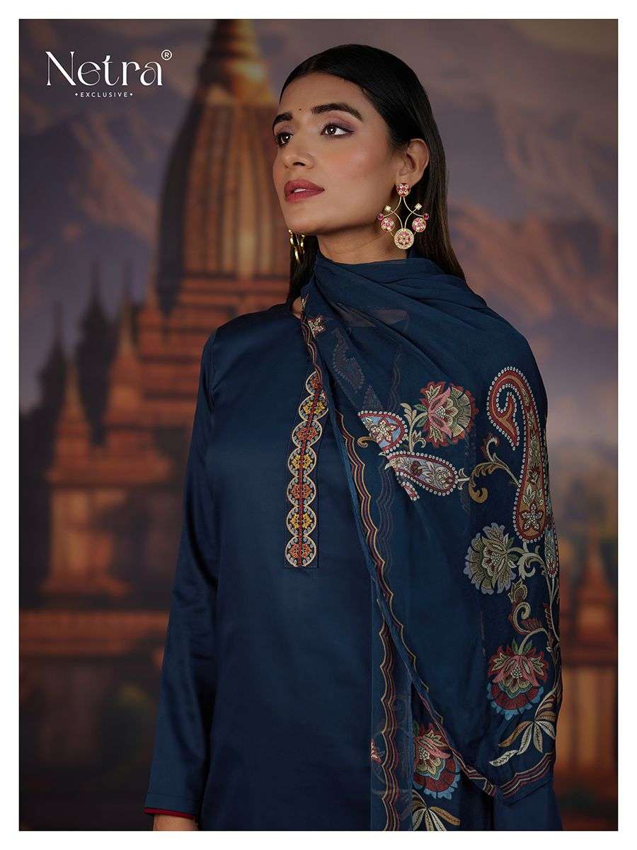 sara by netra colors exclusive designer cotton unstitched salwar kameez online surat