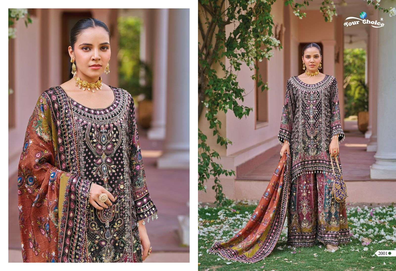 seerat vol 2 2001-2002 series exclusive designer heavy embroidered sarara suits catalogue online surat