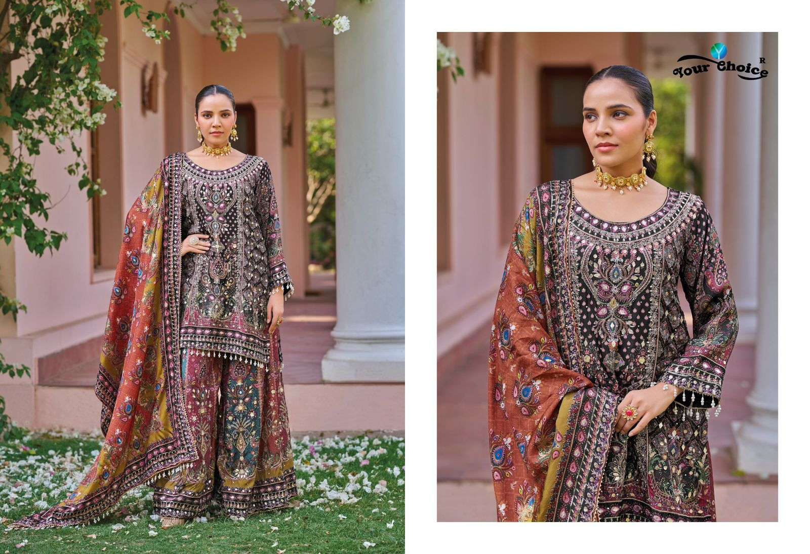 seerat vol 2 2001-2002 series exclusive designer heavy embroidered sarara suits catalogue online surat