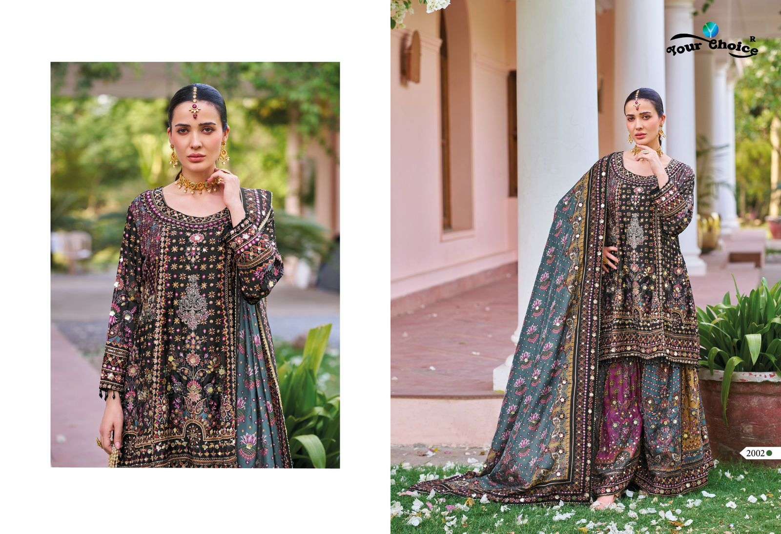 seerat vol 2 2001-2002 series exclusive designer heavy embroidered sarara suits catalogue online surat