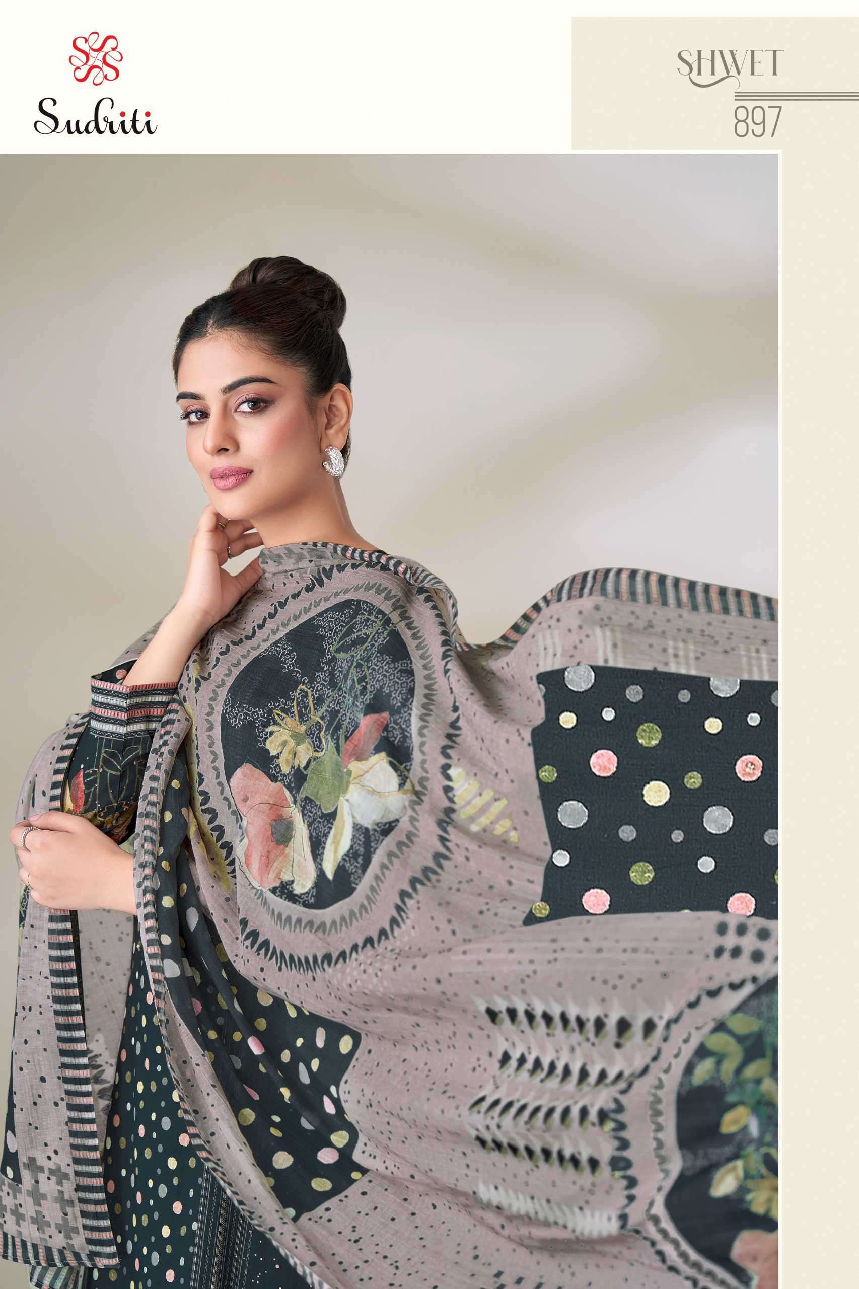 shwet by sudriti colors latest designer handwork summer wear cotton salwar kameez online surat