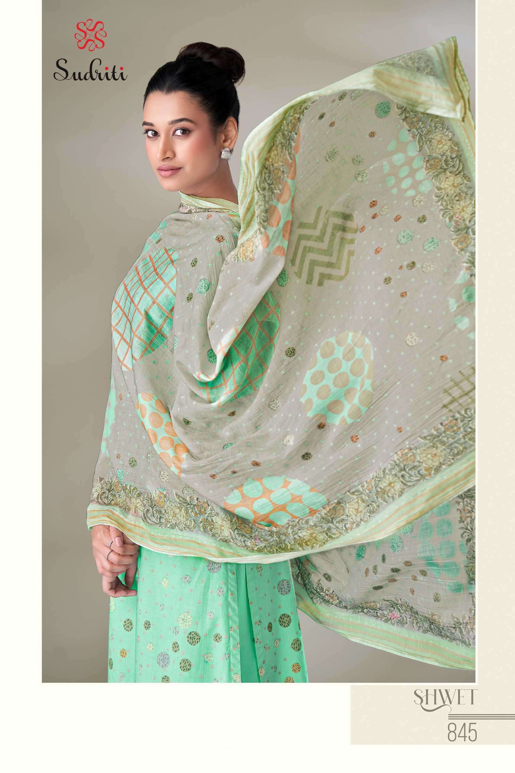 shwet by sudriti colors latest designer handwork summer wear cotton salwar kameez online surat