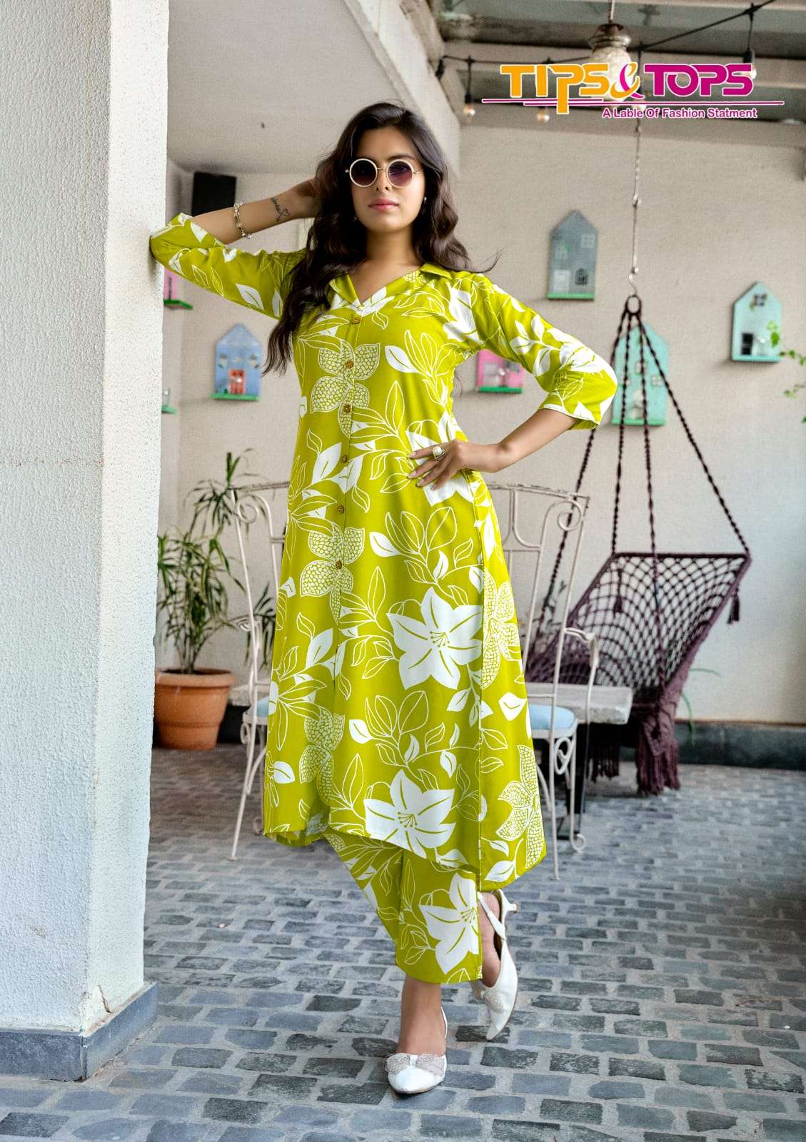 trendy touch by tips&tops 1001-1006 series summer daily wear readymade cord set buy online surat