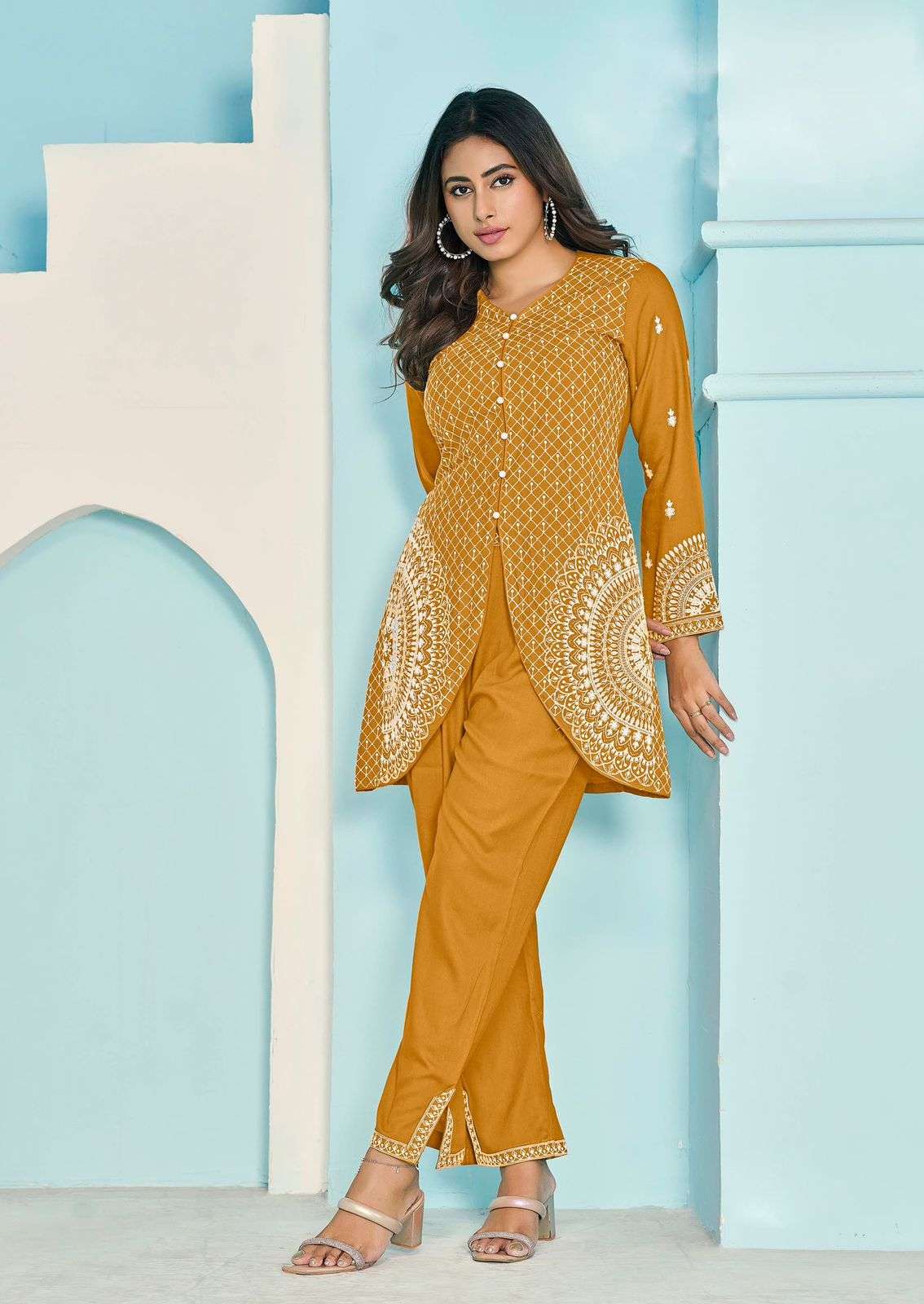 veera vol 3 by vamika 711-715 series latest designer daily wear readymade cord set best online price surat