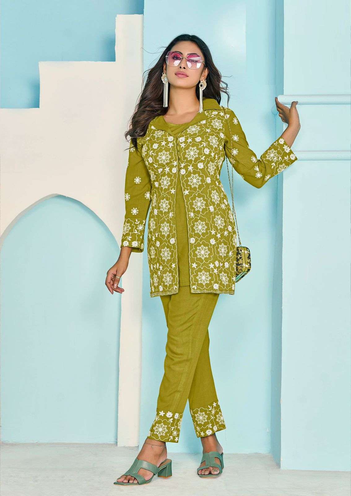 veera vol 3 by vamika 711-715 series latest designer daily wear readymade cord set best online price surat