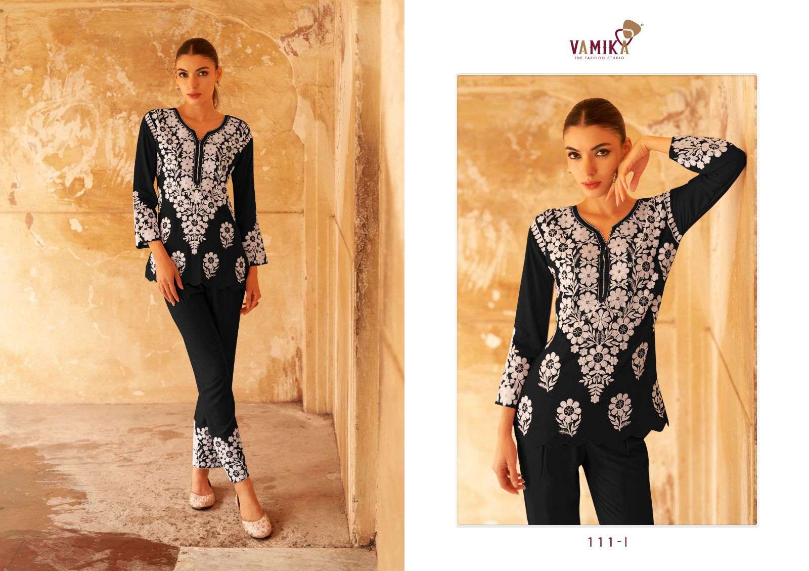 veronica vol-2 by vamika colors latest designer stylish readymade cord set collection online surat