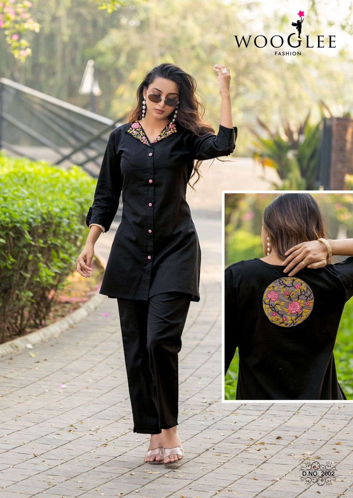 zeel by wooglee 2001-2006 series fancy handwork stylish summer wear cord set collection online surat