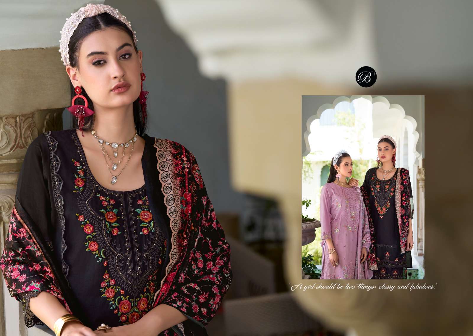 zoya vol-2 by belliza colors heavy embroidered latest designer party wear salwar kameez online surat
