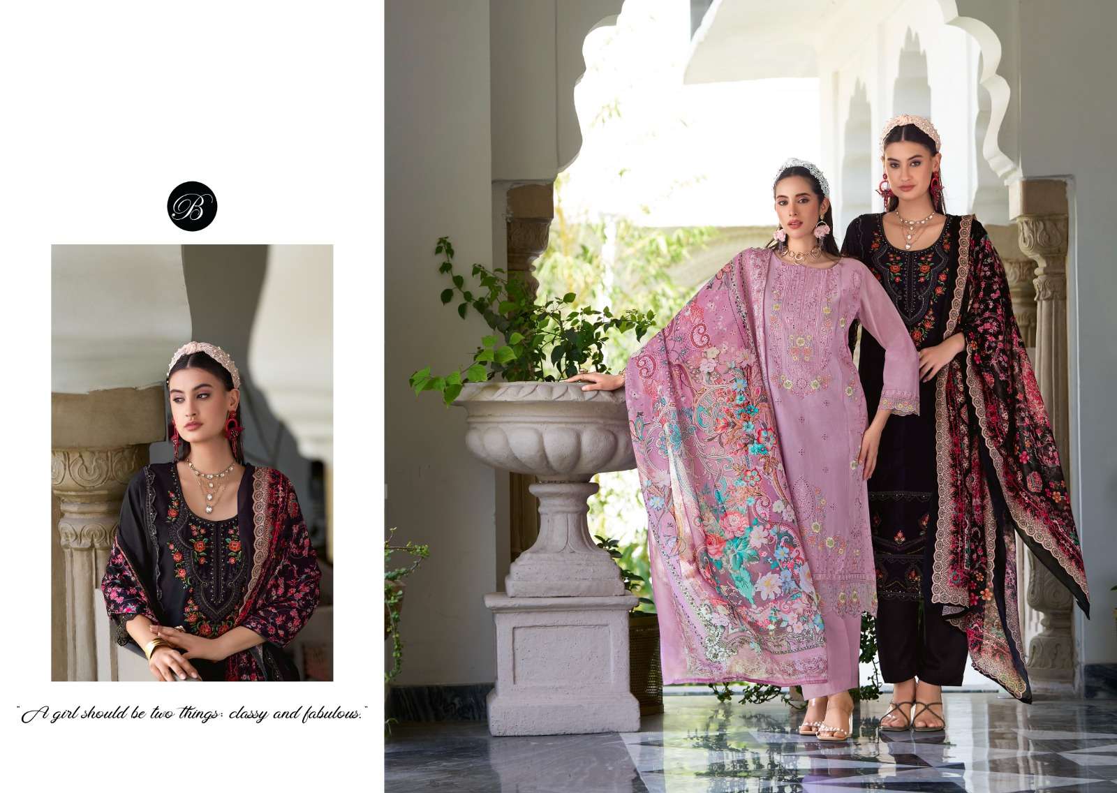 zoya vol-2 by belliza colors heavy embroidered latest designer party wear salwar kameez online surat