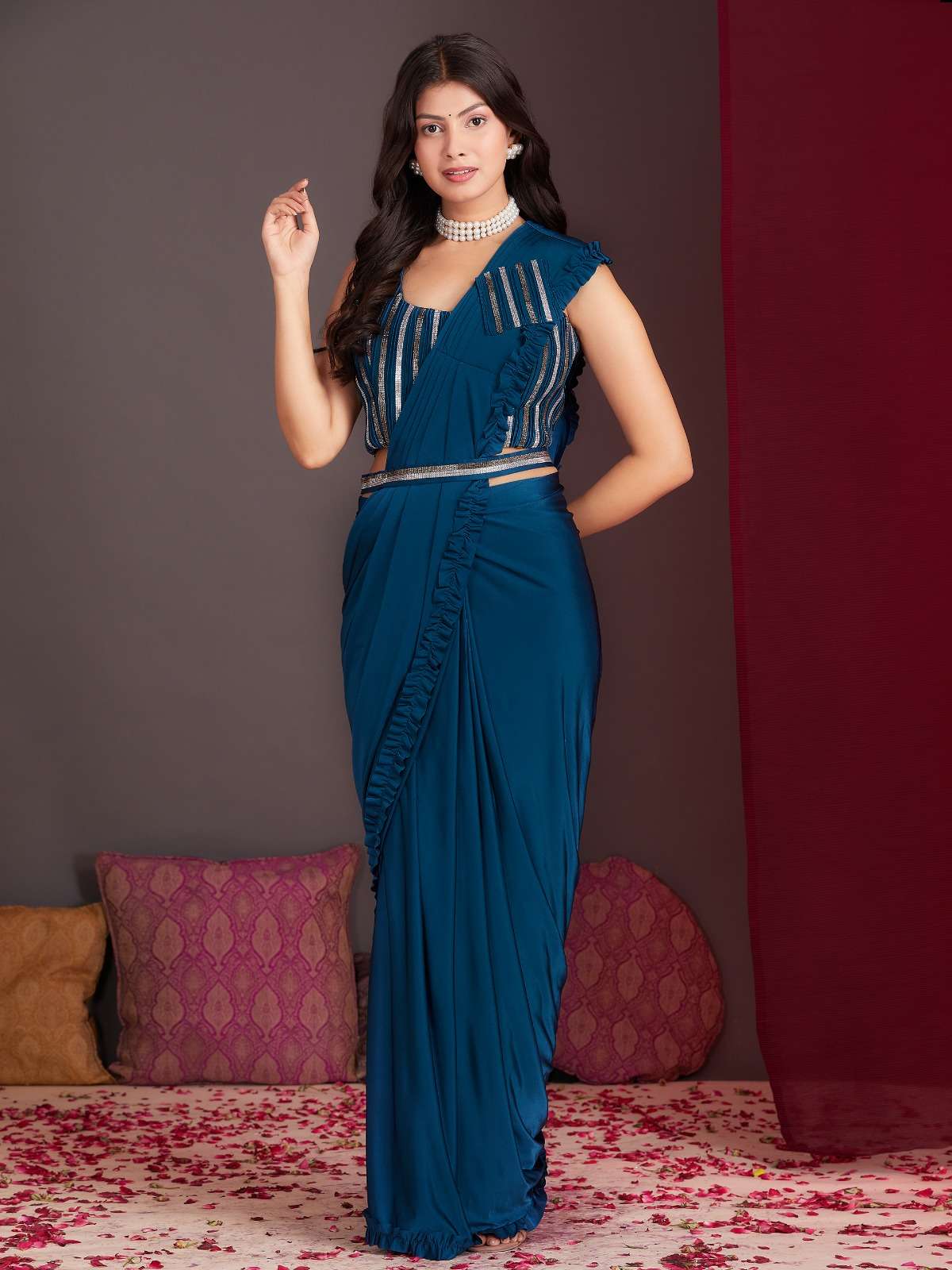 102130 by amoha colors exclusive designer party wear stylish saree collection online dealer surat