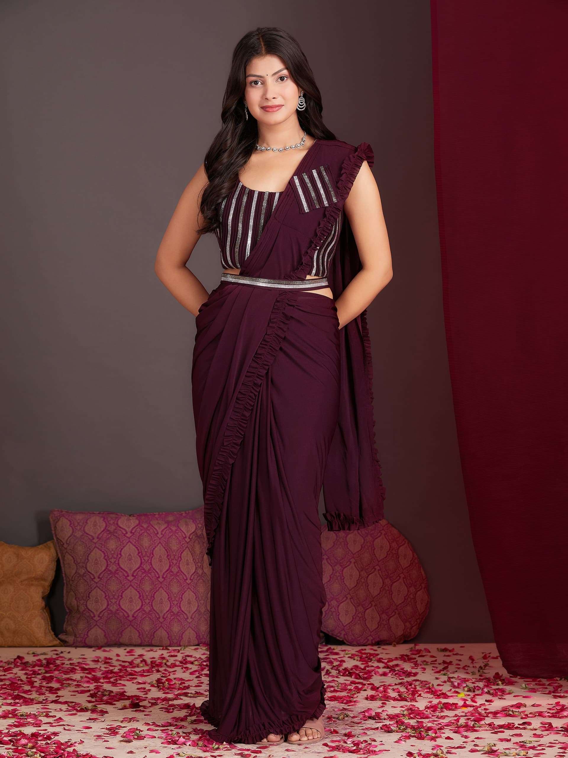102130 by amoha colors exclusive designer party wear stylish saree collection online dealer surat