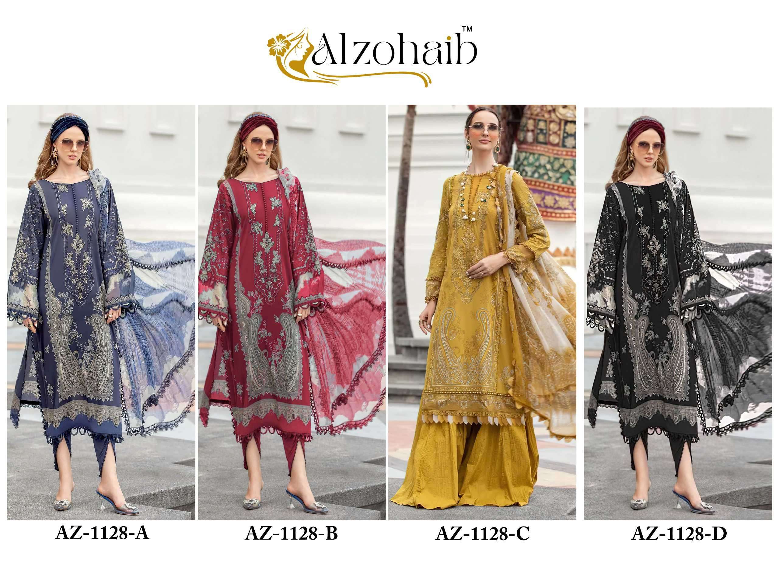 1128 by al zohaib colors exclusive designer cotton pakistani wear suit online dealer surat