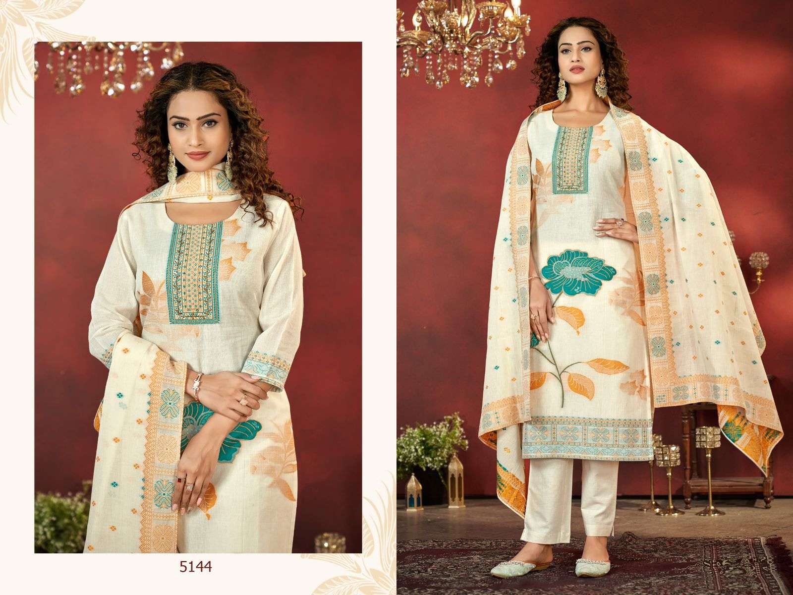 5141-5146 series by colorx exclusive designer casual wear readymade suit wholesaler surat
