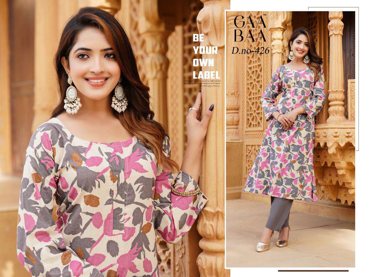 925 by gaabaa exclusive designer party wear cotton printed cord set wholesaler surat
