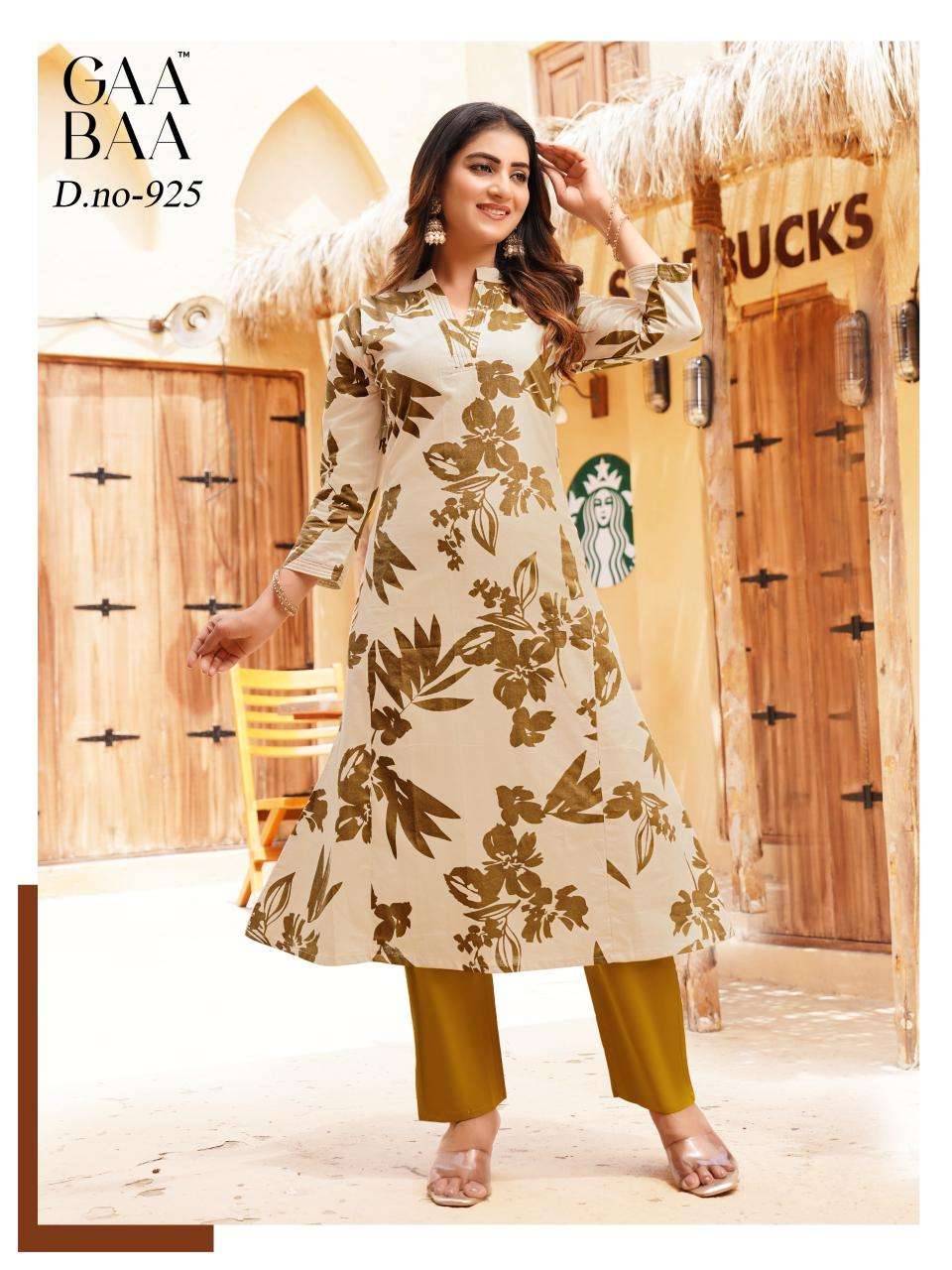 925 by gaabaa exclusive designer party wear cotton printed cord set wholesaler surat
