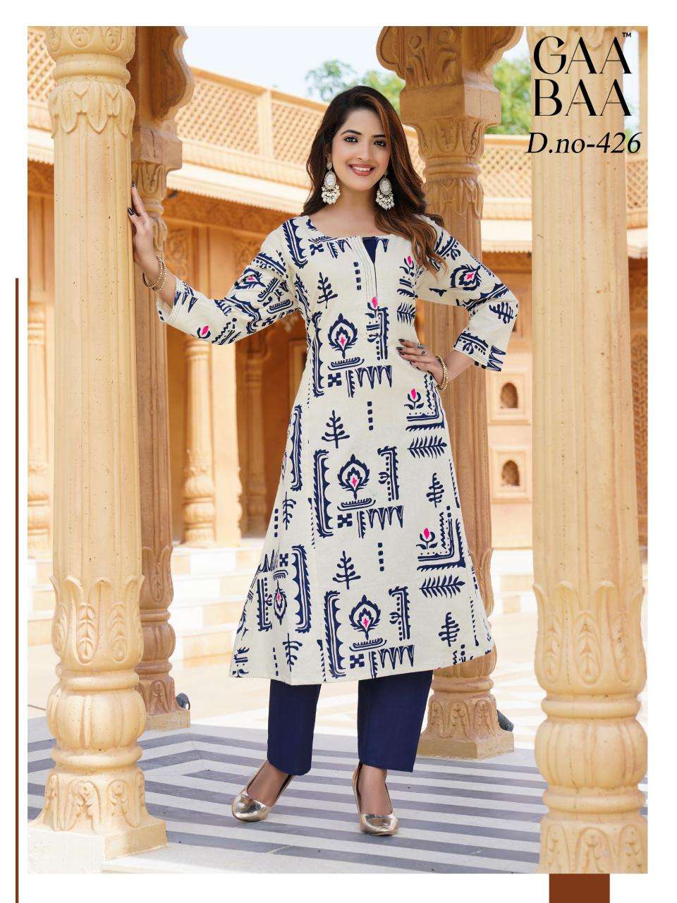925 by gaabaa exclusive designer party wear cotton printed cord set wholesaler surat