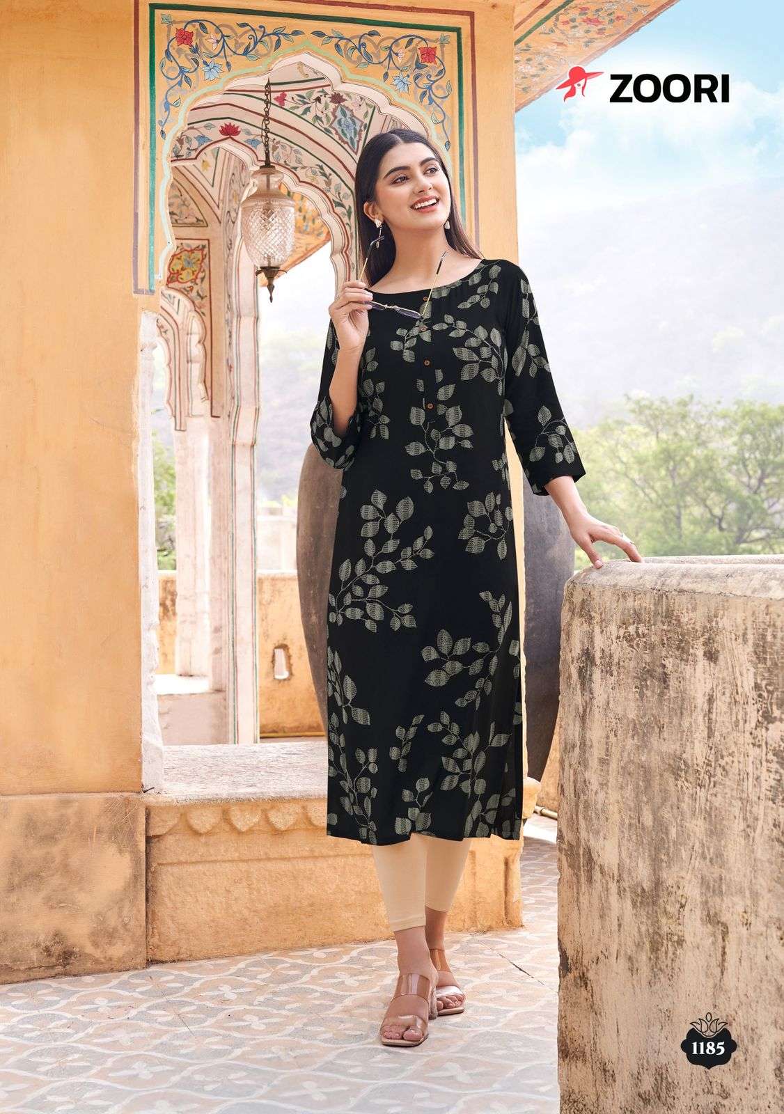 akshara vol-31 by zoori colors rayon with embroidered kurti wholesaler surat