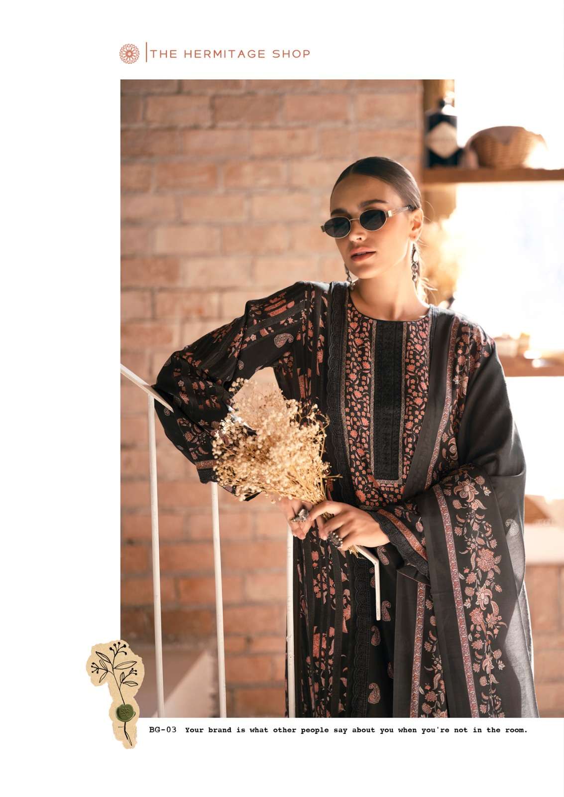 bagh edition-3 by hermitage colors latest designer party wear salwar kameez supplier surat