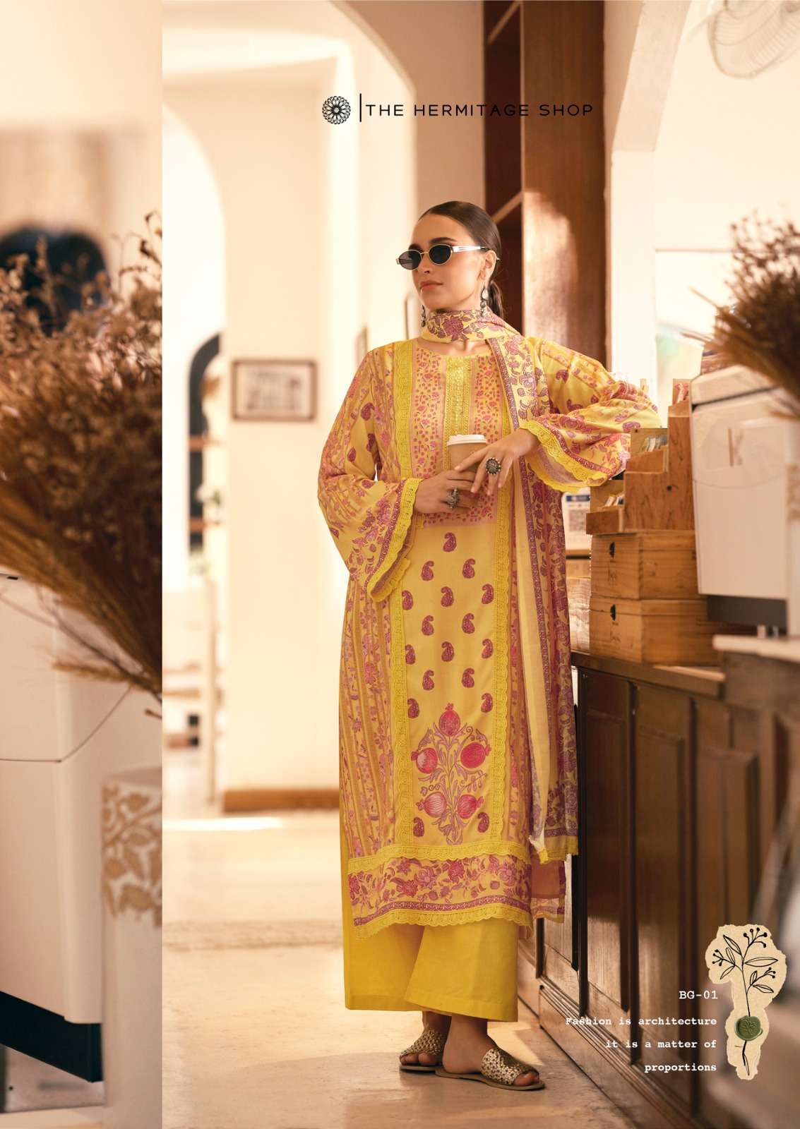 bagh edition-3 by hermitage colors latest designer party wear salwar kameez supplier surat