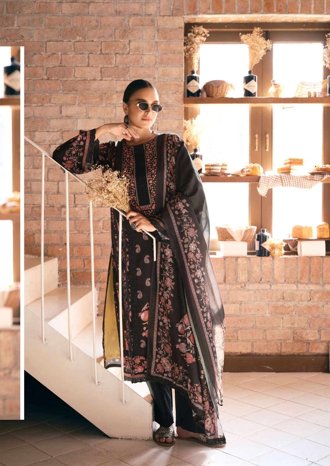 bagh edition-3 by hermitage colors latest designer party wear salwar kameez supplier surat