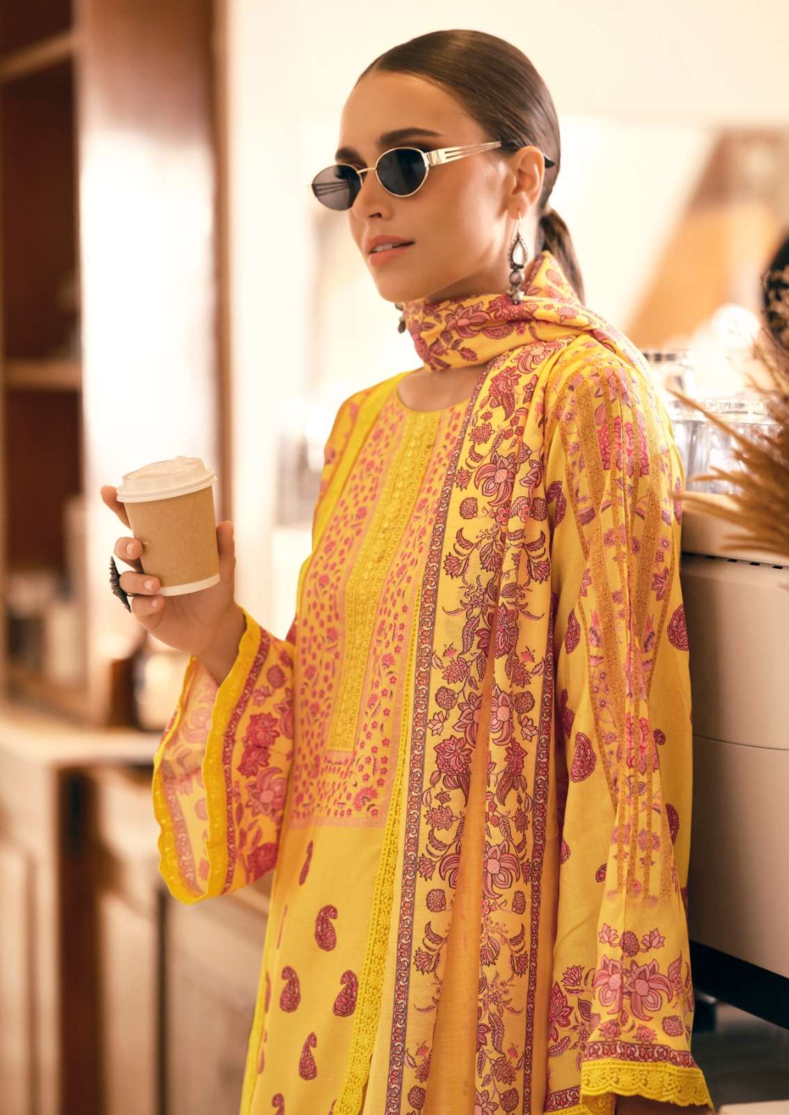 bagh edition-3 by hermitage colors latest designer party wear salwar kameez supplier surat