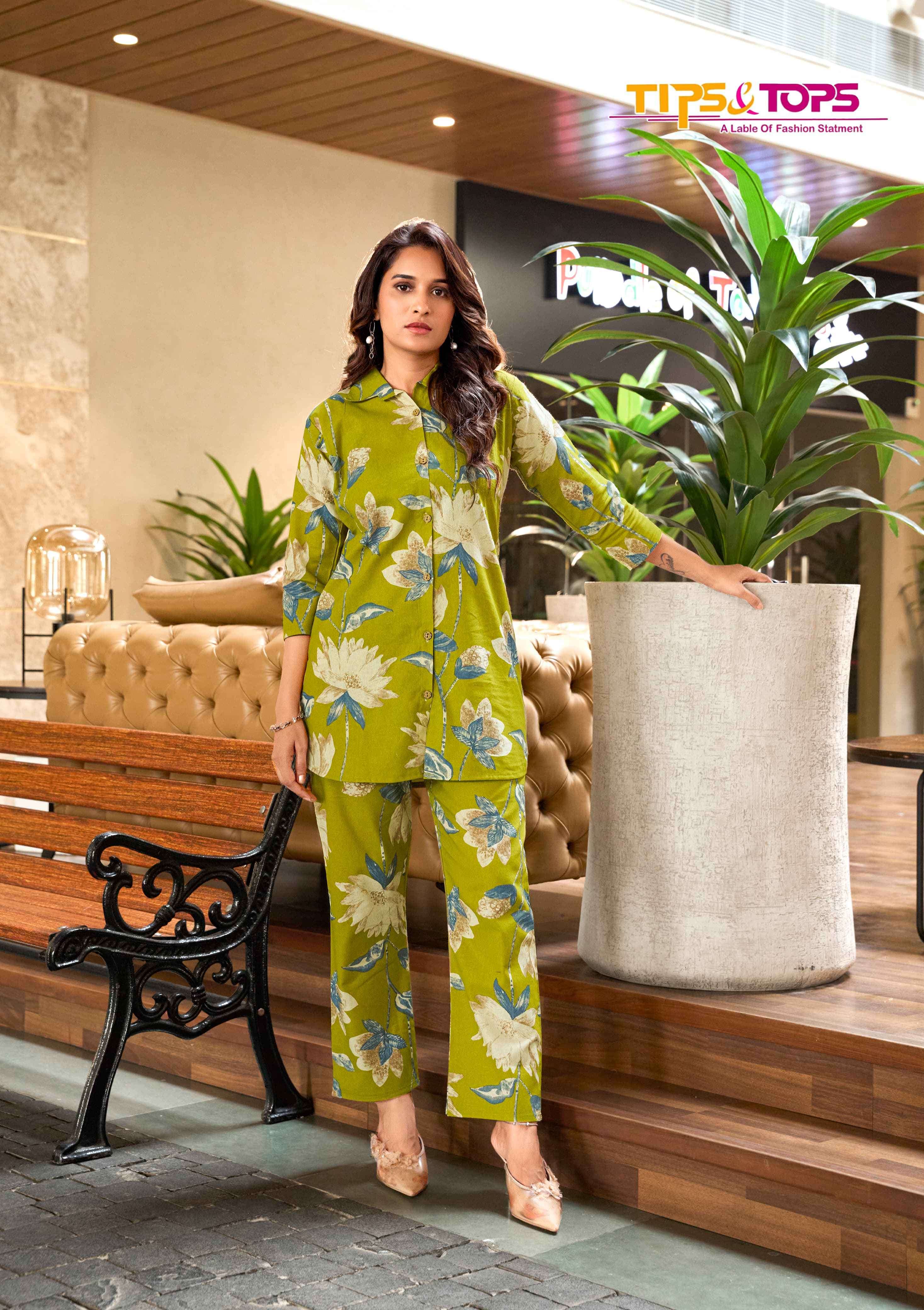 cotton beats vol-3 by tips&tops 3001-3006 series cotton summer wear cord set supplier surat
