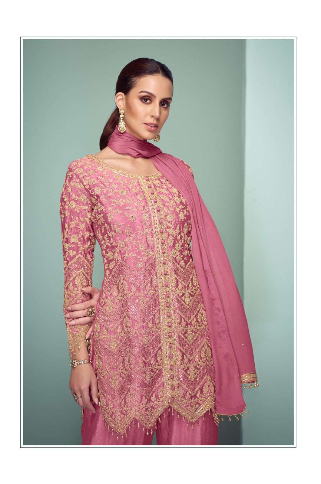 crown platinum by gulkayra colors latest designer stitched party wear collection surat