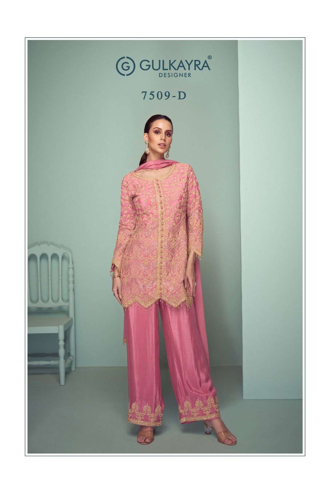 crown platinum by gulkayra colors latest designer stitched party wear collection surat