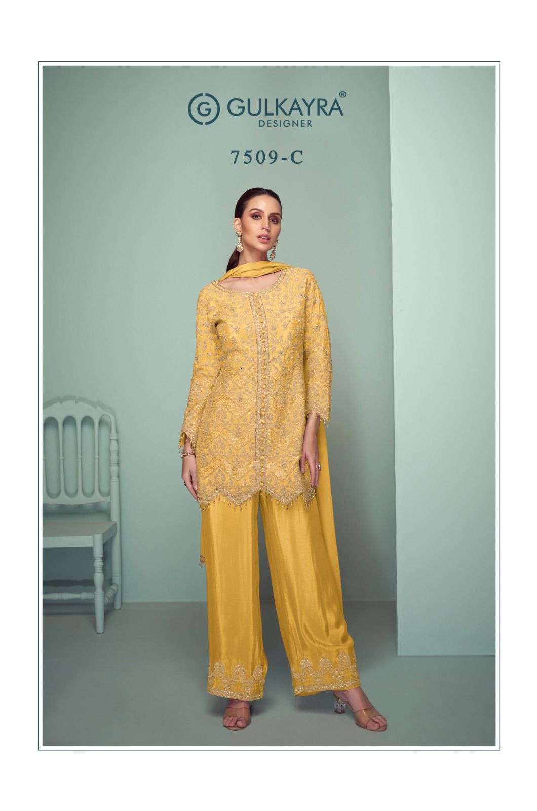 crown platinum by gulkayra colors latest designer stitched party wear collection surat