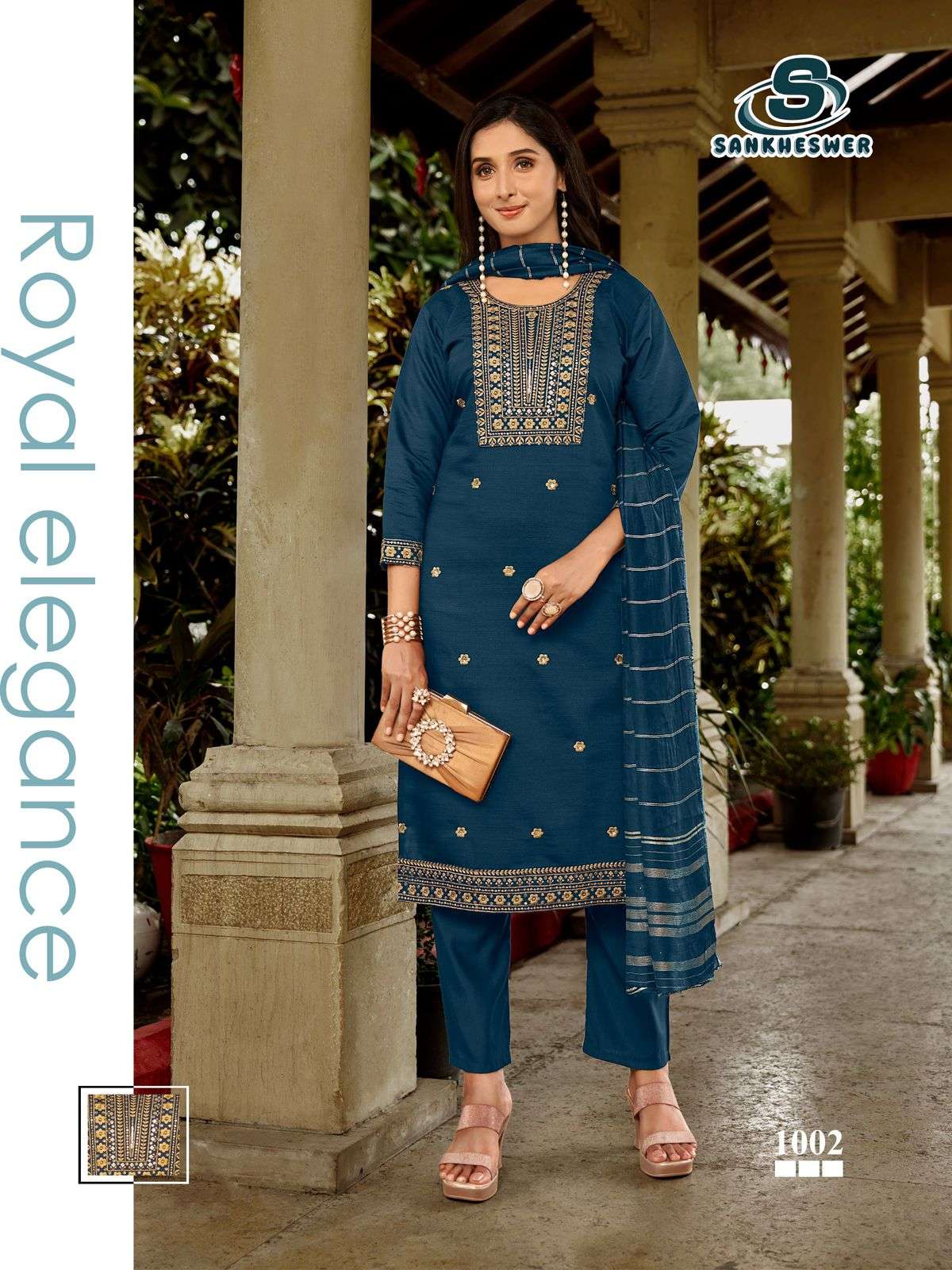 culbuli vol-1 by sankheswer colors fancy embroidered readymade salwar kameez online dealer surat