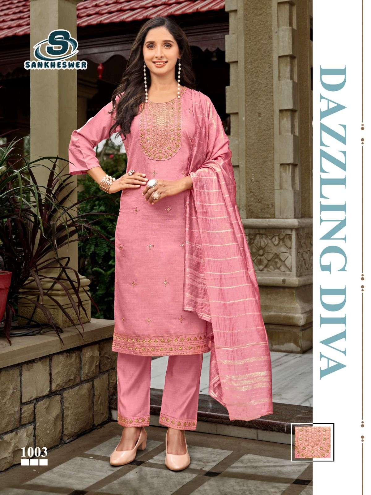 culbuli vol-1 by sankheswer colors fancy embroidered readymade salwar kameez online dealer surat