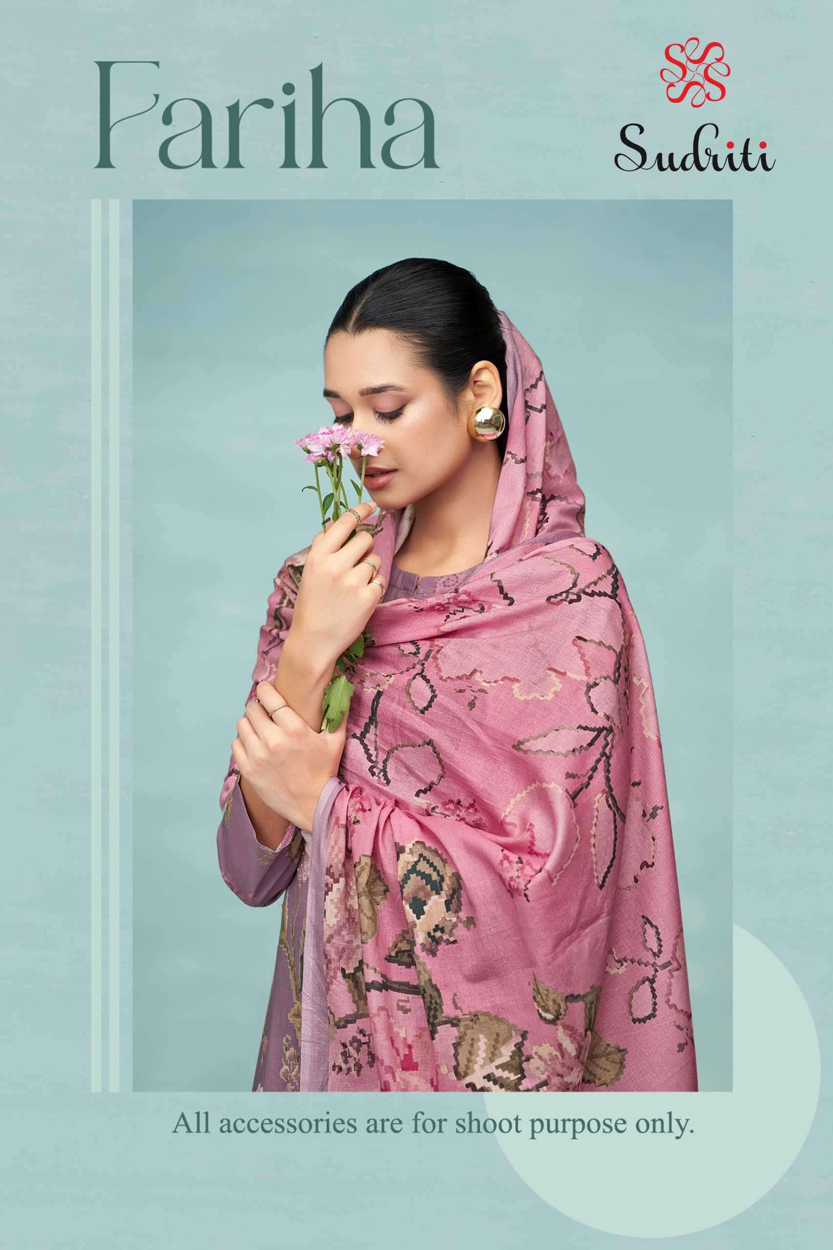 fariha by sudriti colors casual wear cotton digital printed suit wholesaler surat