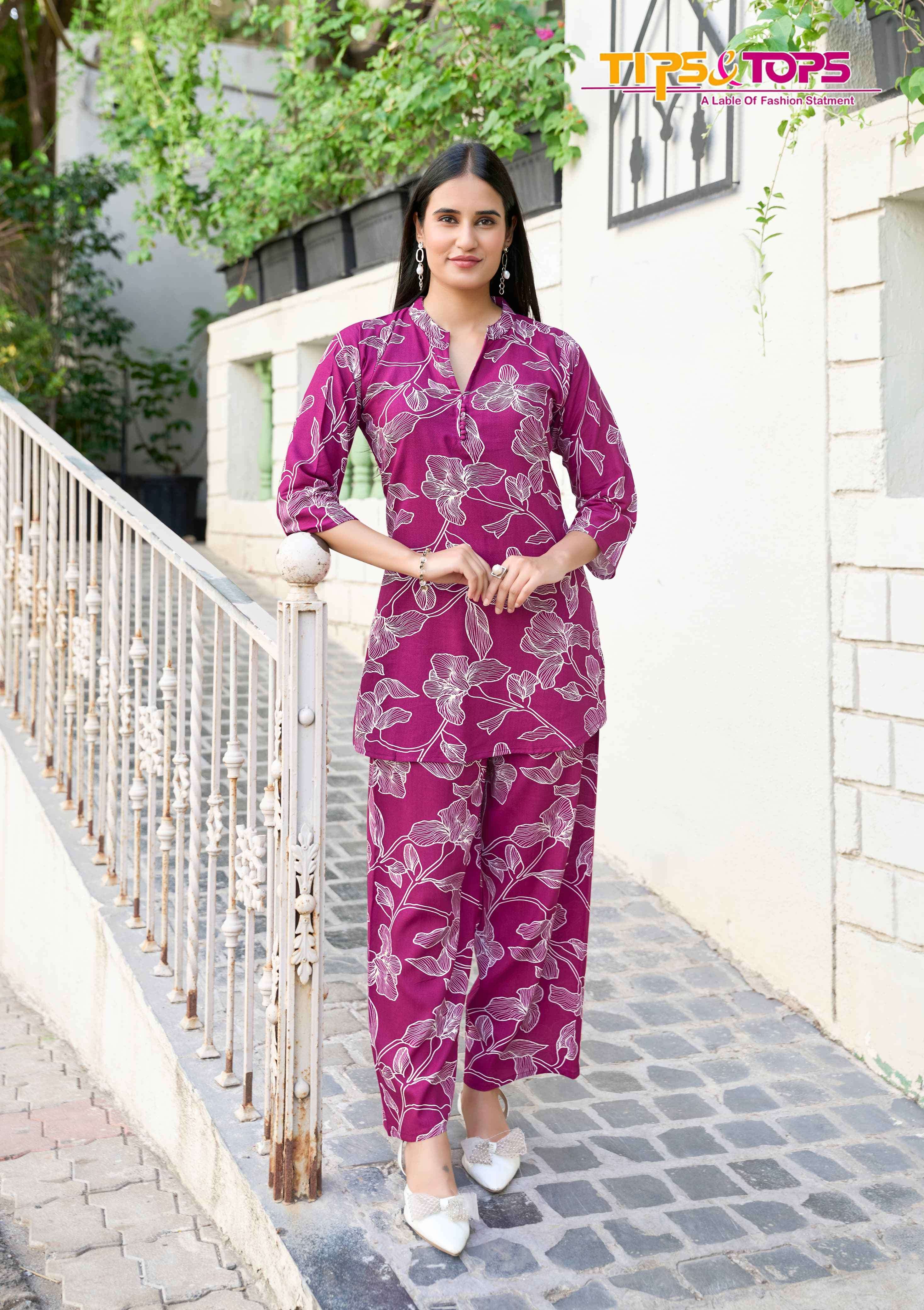 fashion beats vol-12 by tips and tops 12001-12006 series latest designer summer wear cord set supplier 