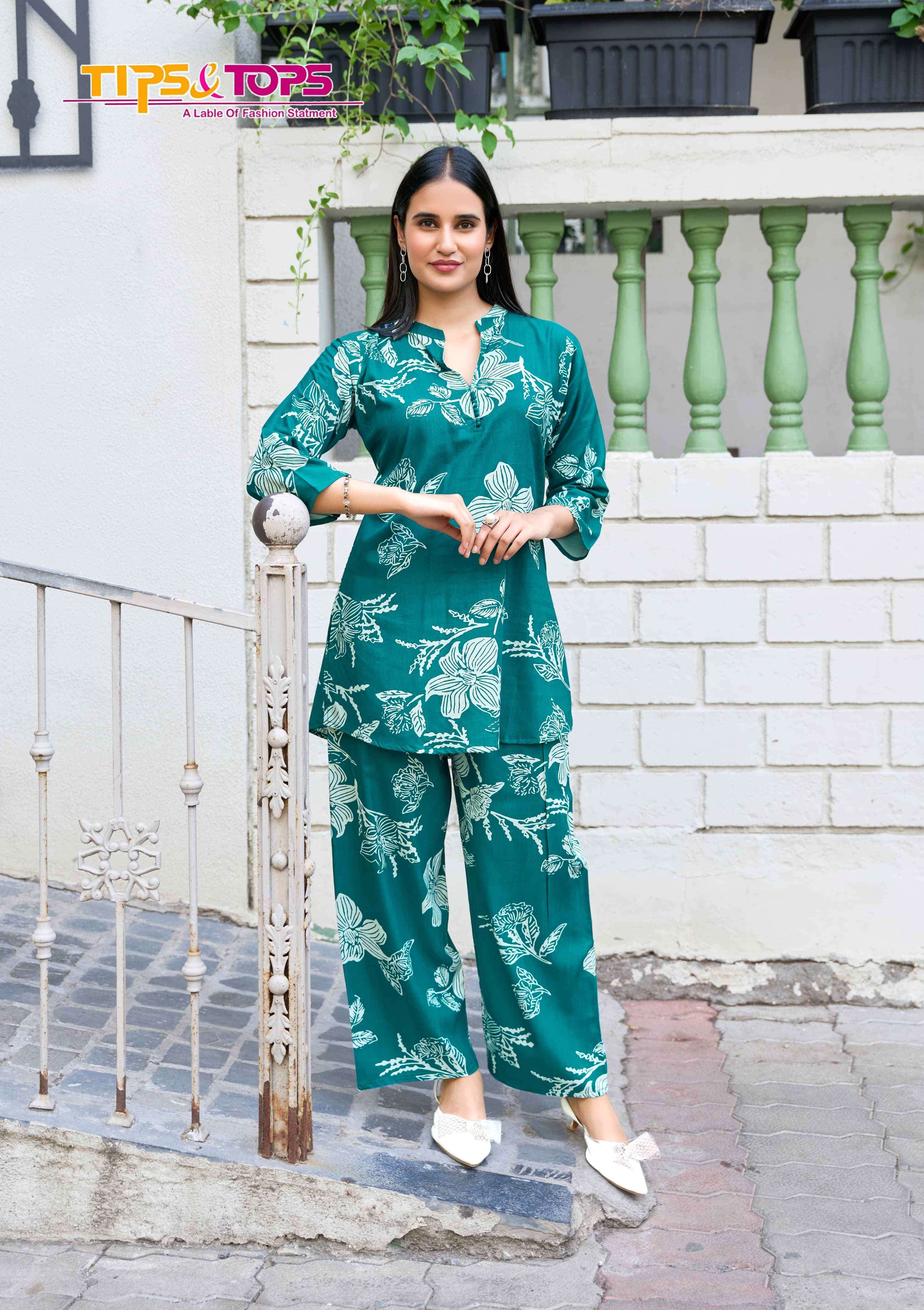 fashion beats vol-12 by tips and tops 12001-12006 series latest designer summer wear cord set supplier 
