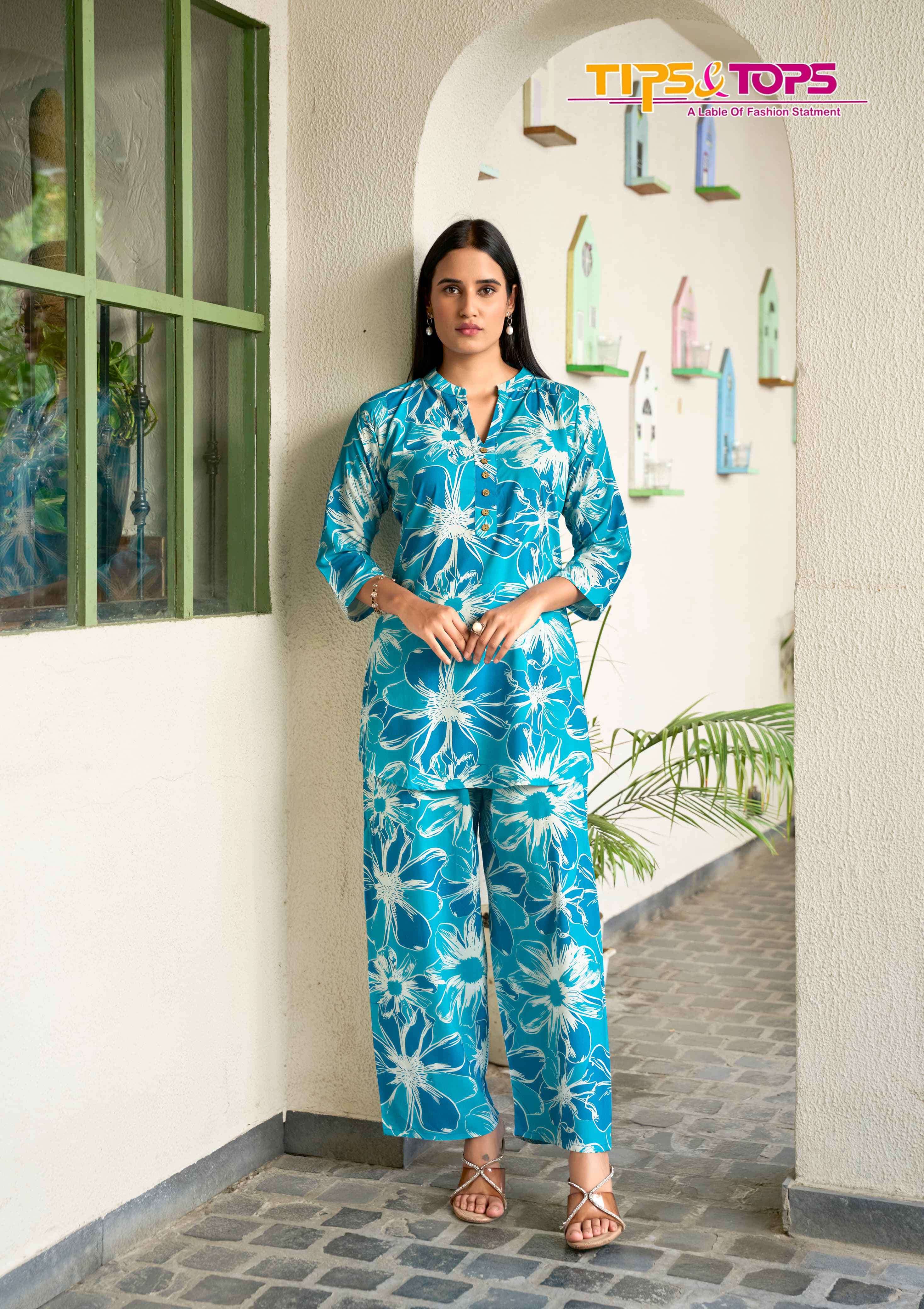 fashion beats vol-12 by tips and tops 12001-12006 series latest designer summer wear cord set supplier 