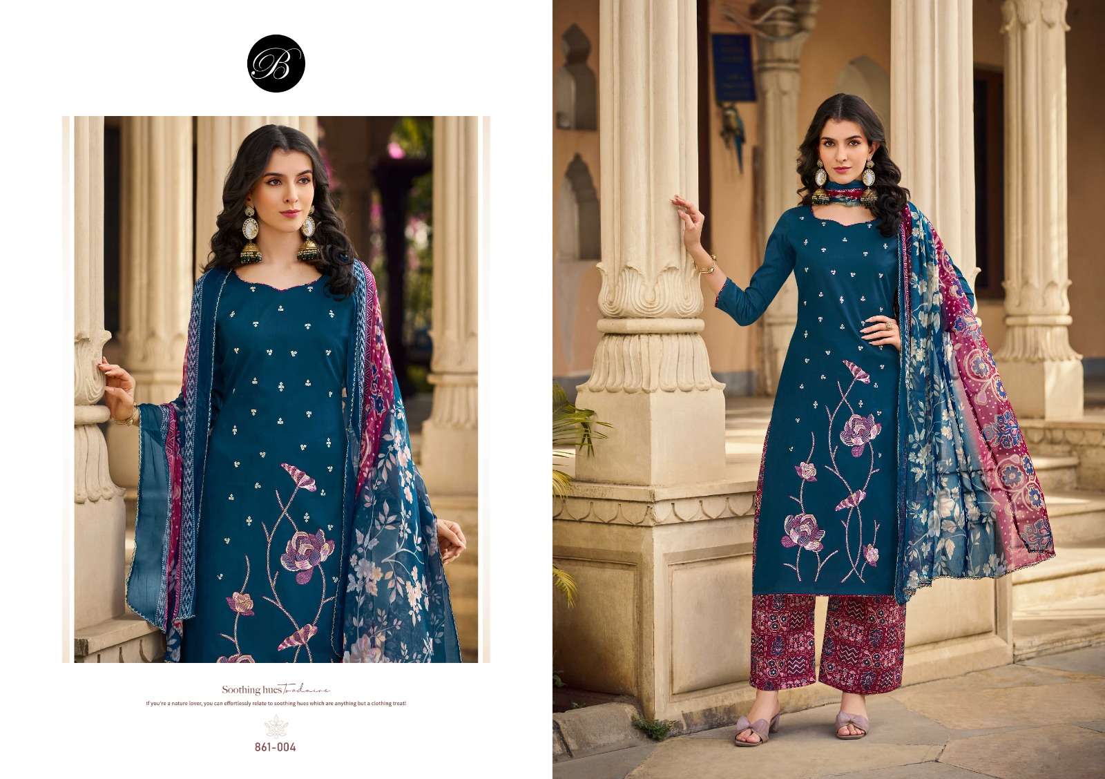 gulkayra vol-2 by belliza designer colors exclusive embroidered jam salwar suit wholesaler surat