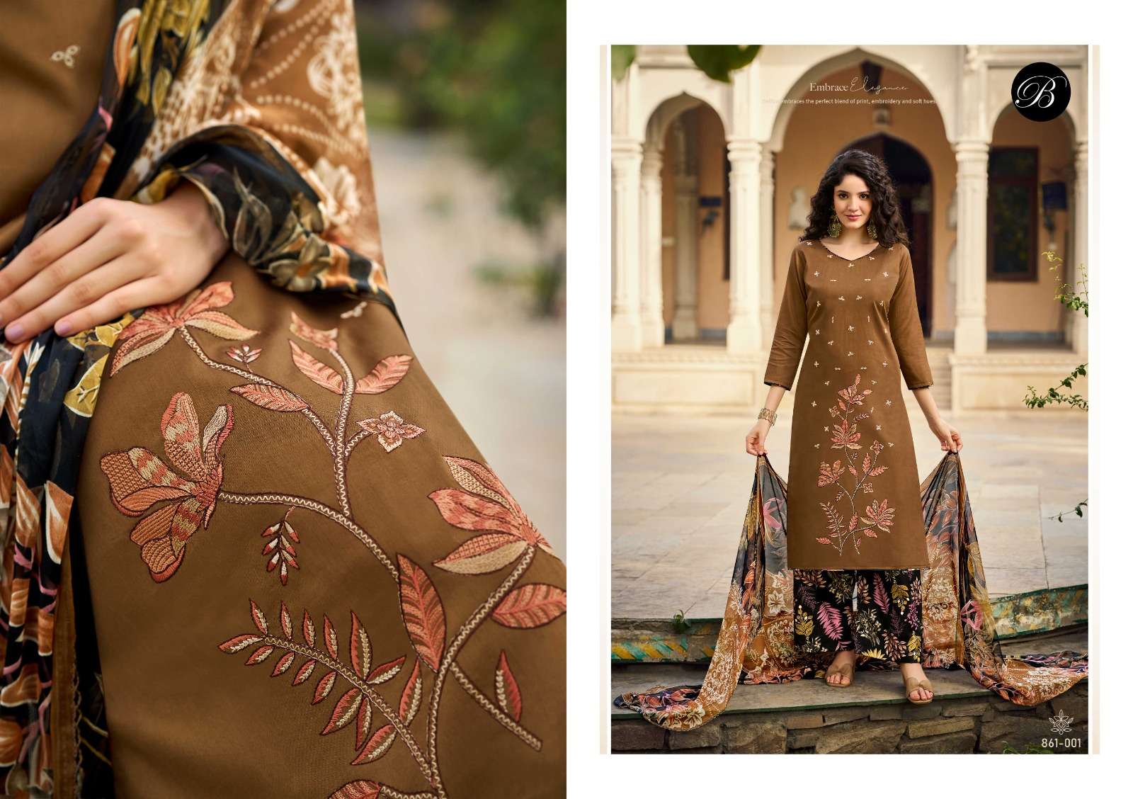 gulkayra vol-2 by belliza designer colors exclusive embroidered jam salwar suit wholesaler surat