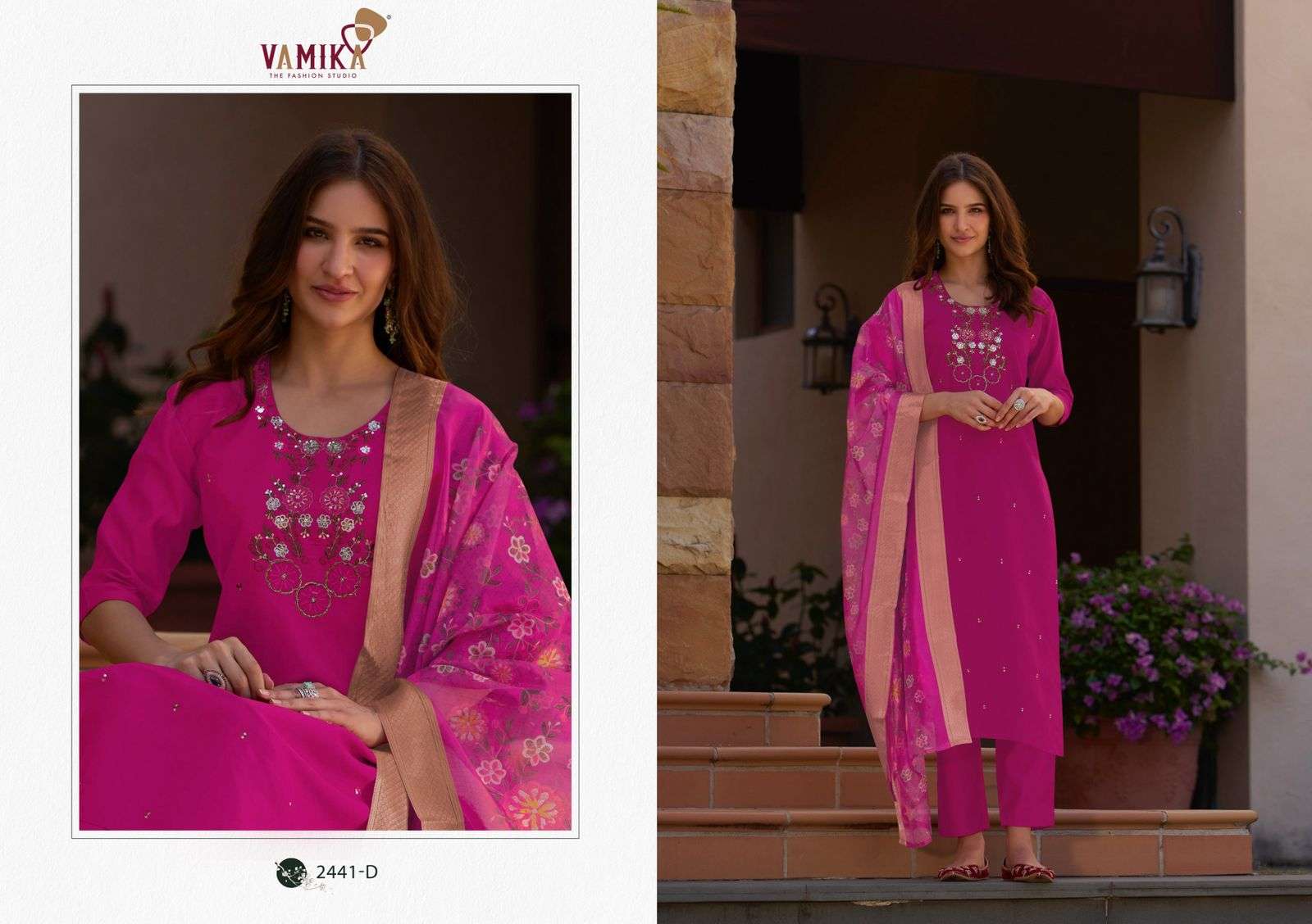 jannat vol-1 by vamika colors designer party wear readymade salwar kameez online dealer surat