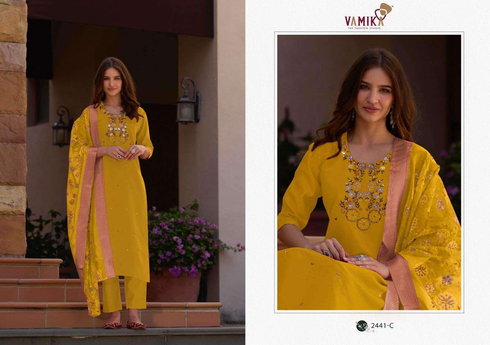 jannat vol-1 by vamika colors designer party wear readymade salwar kameez online dealer surat