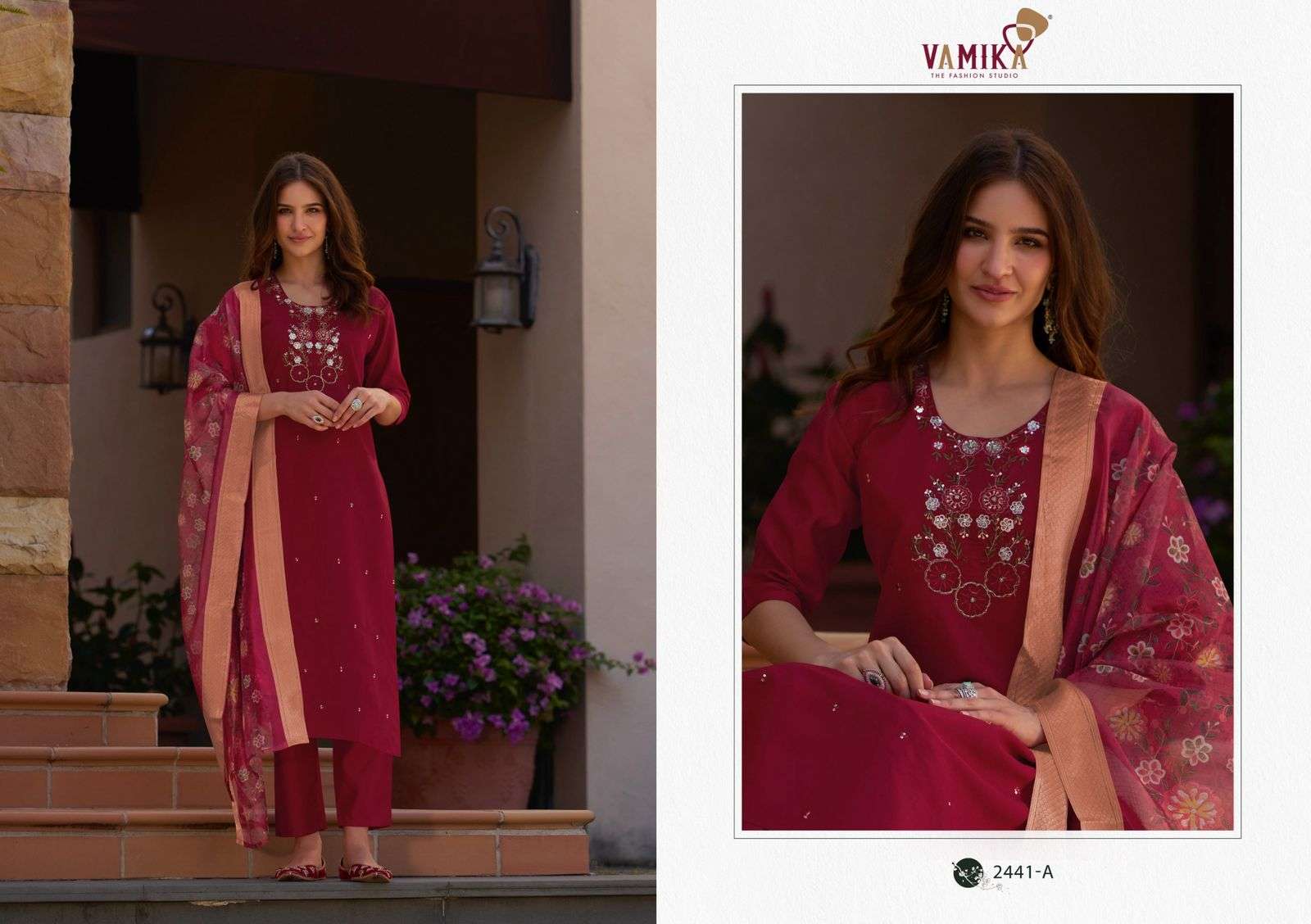 jannat vol-1 by vamika colors designer party wear readymade salwar kameez online dealer surat