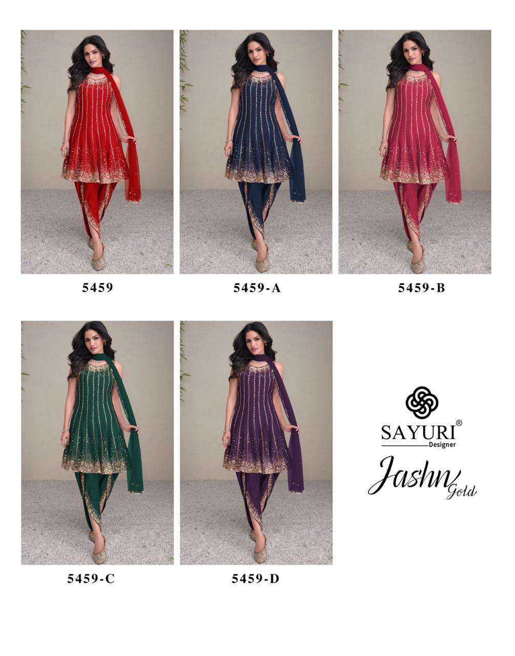 jashn by sayuri designer premium silk heavy embroidered party wear catalogue surat